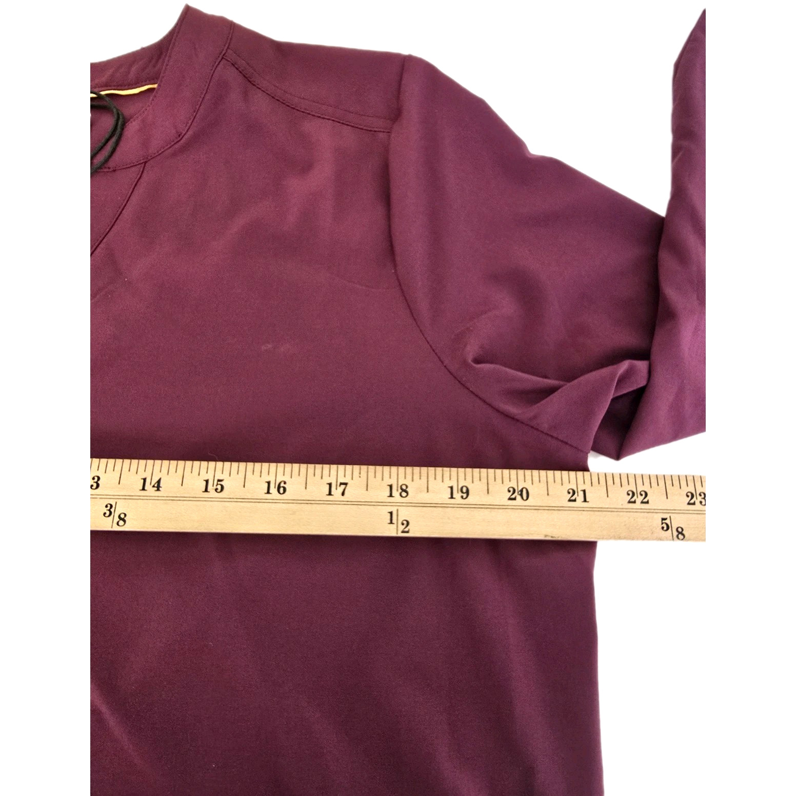 Orvis Pack & Go UPF 50 Drawstring Roll Tab Slv Dress M Stretch Travel Wicking