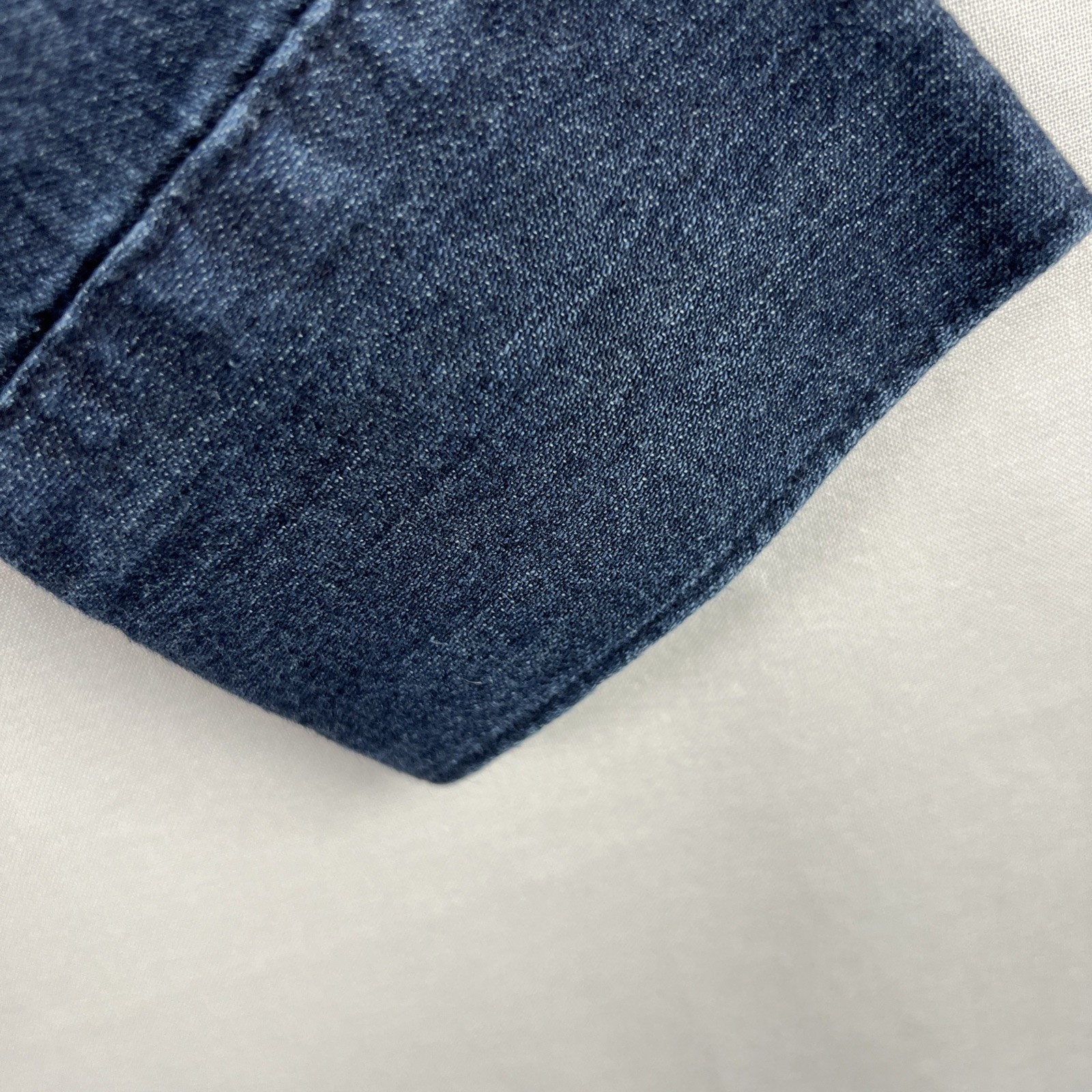 A New Day Dress Womens Medium Dark Wash Denim Shirt Long Sleeve Tie Belt