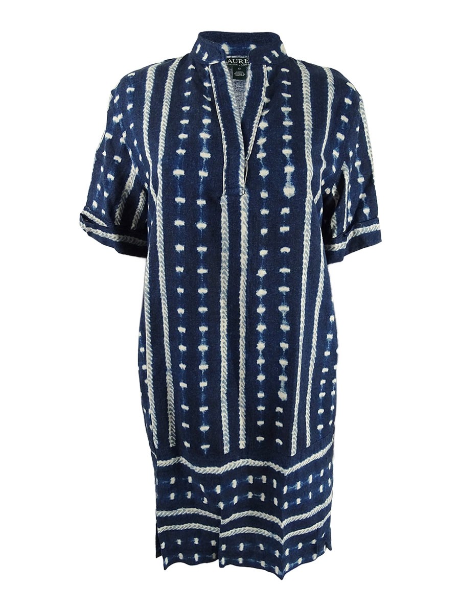 Lauren Ralph Lauren Women’s Printed Shift Dress (0, Multi) 190866509127