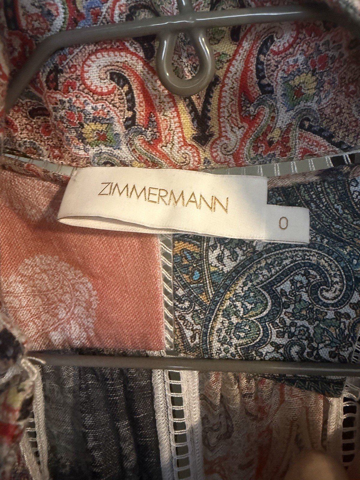 Zimmermann Ninety Six Patchwork maxi dress (Runway piece) Size 0 AU 6-8 US 2-4