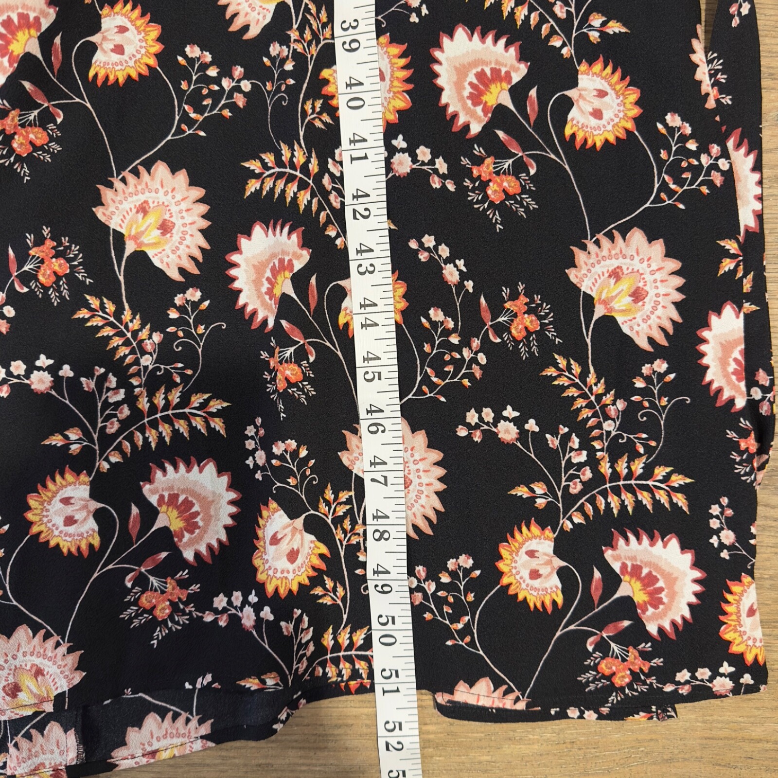 1. STATE High Neck Floral Sleeveless Ruffle Maxi Dress-Size Small-Black Floral