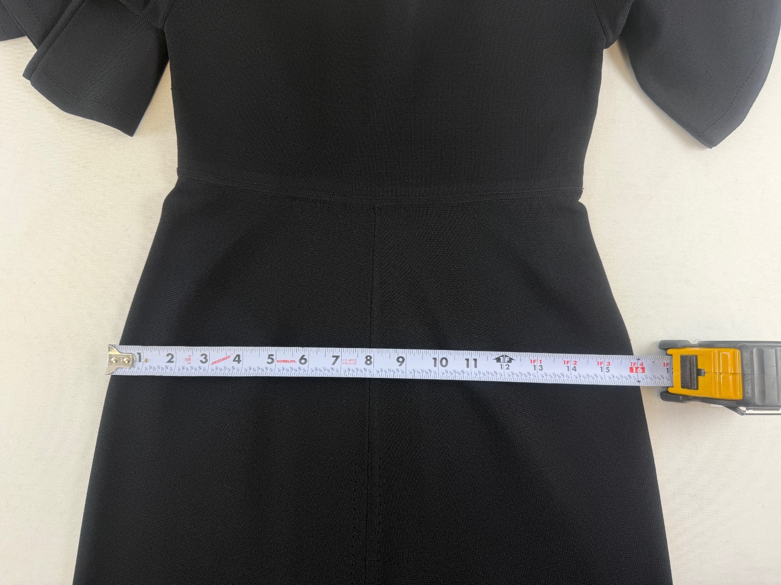 NWOT APIECE APART Lira Off The Shoulder Midi Dress Small Black Stretchy Knit