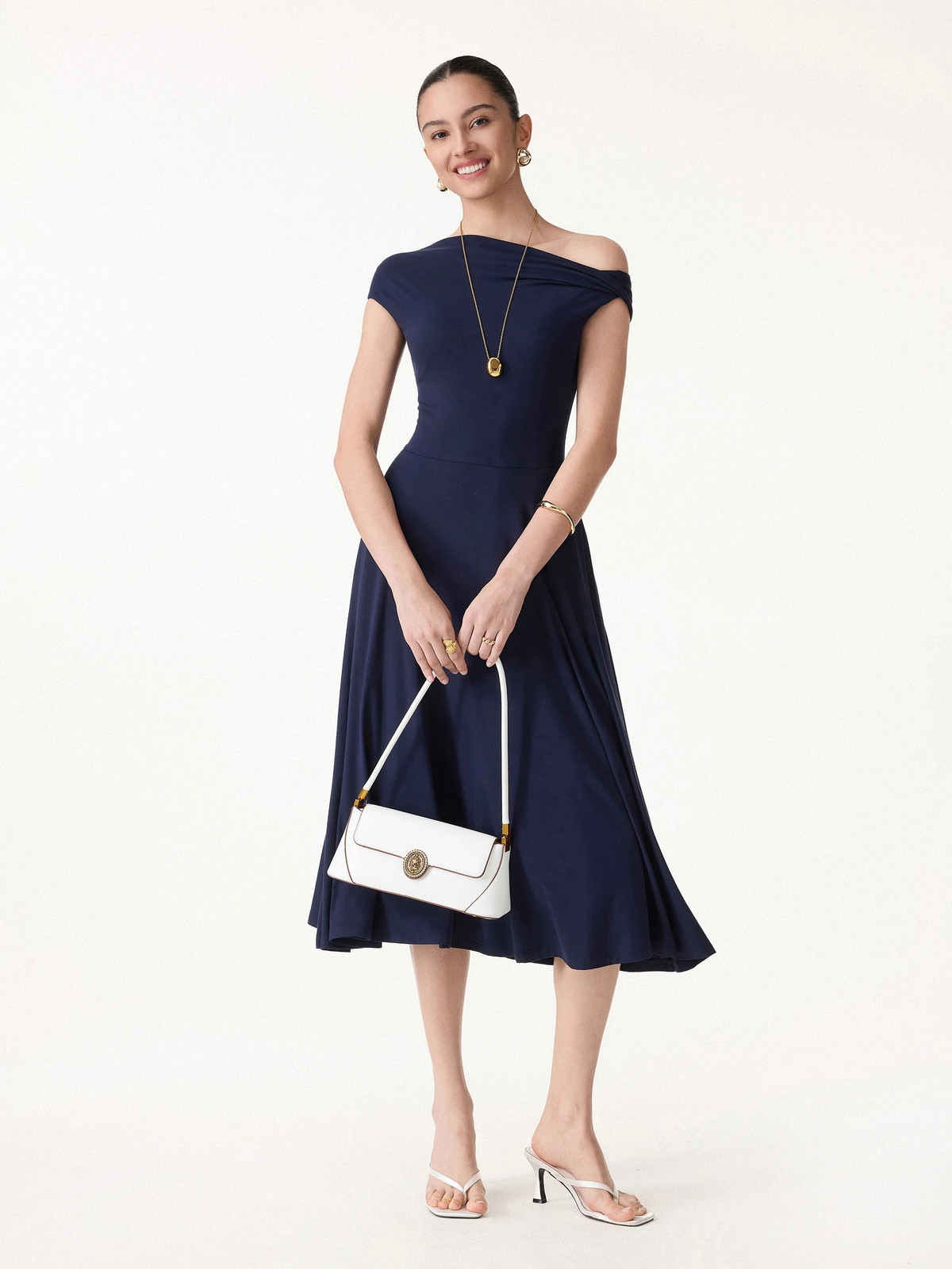 SkinKiss Multi-Wear Midi Bra Dress with Pockets-OGLmove|118852