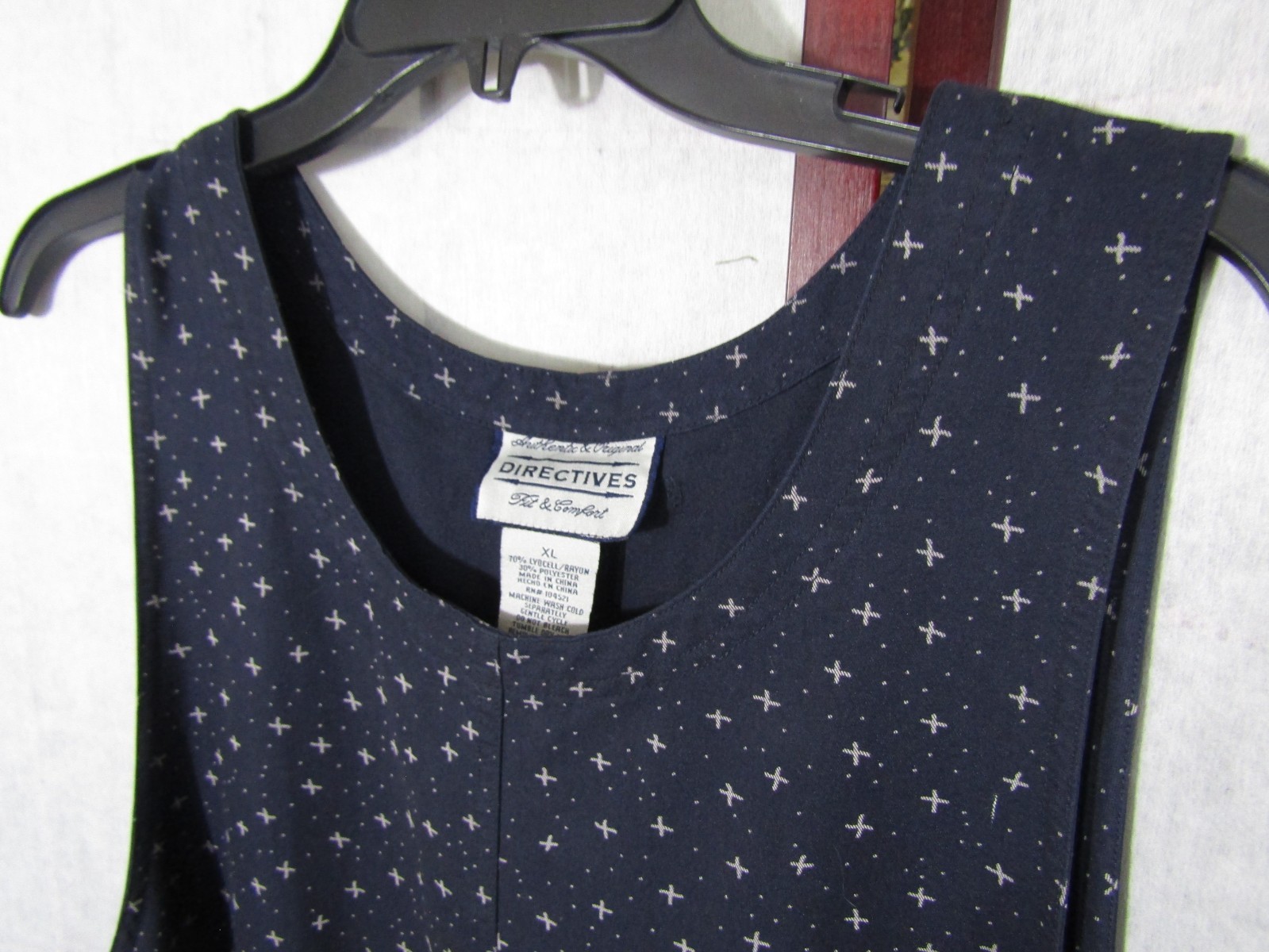 Directives Fit & Comfortable Rayon/Polyester Jumper Sleeveless Dress Women’s XL