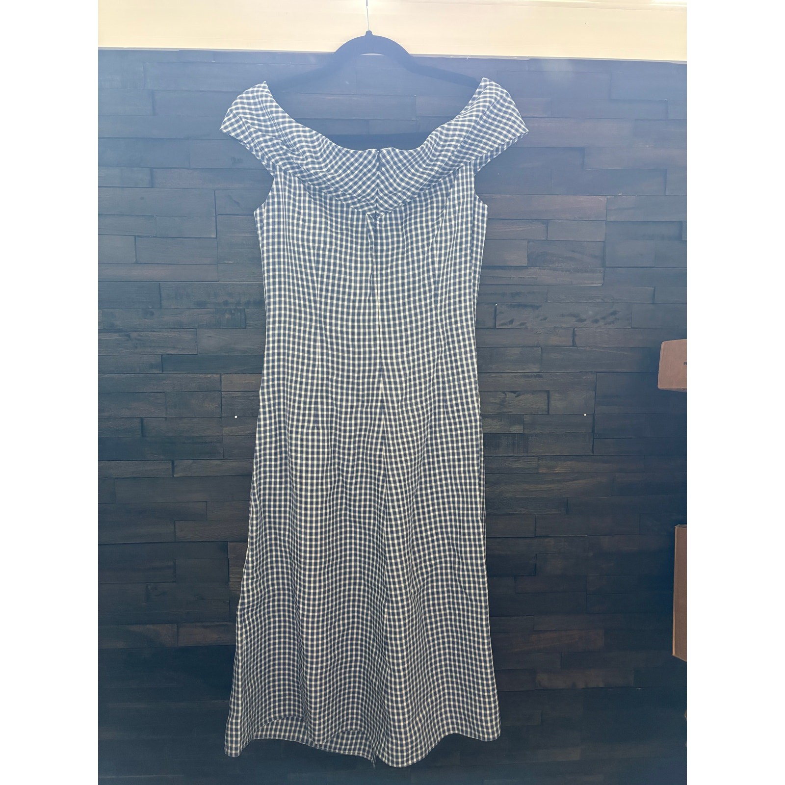 Ralph Lauren Collection Purple Label Gingham Oxford Tunic Blouse Shirt Dress 10