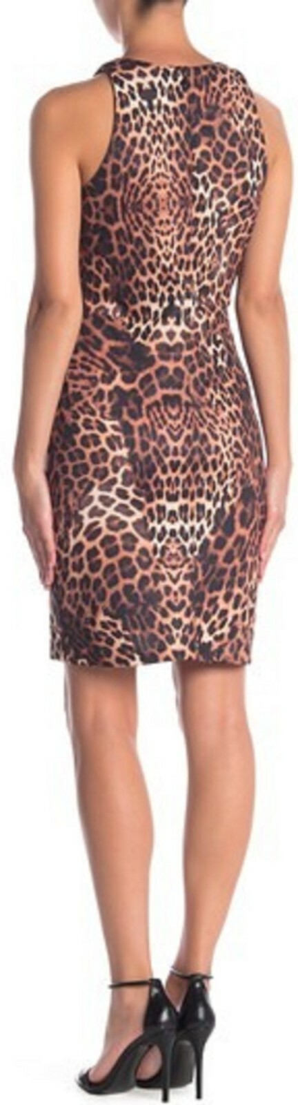 Alexia Admor LEOPARD Daphne Jewel Neck Dress Sz: L – $199 now $79.99 (60% OFF)