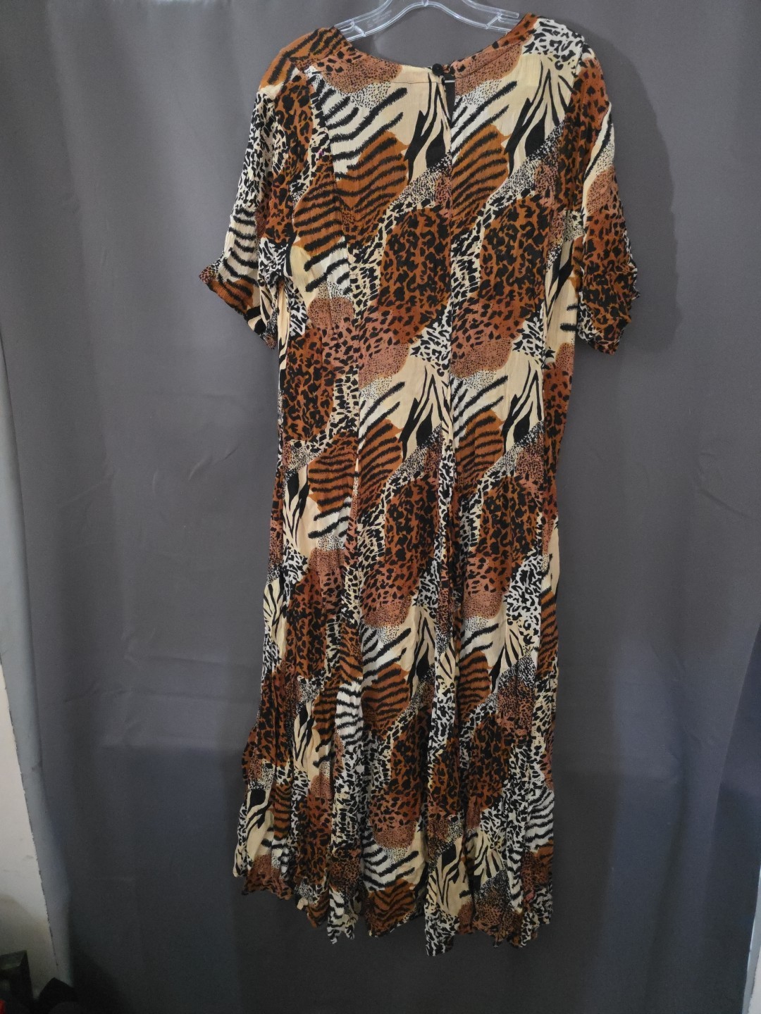 mph dress leopard and tiger print Y2K Size L