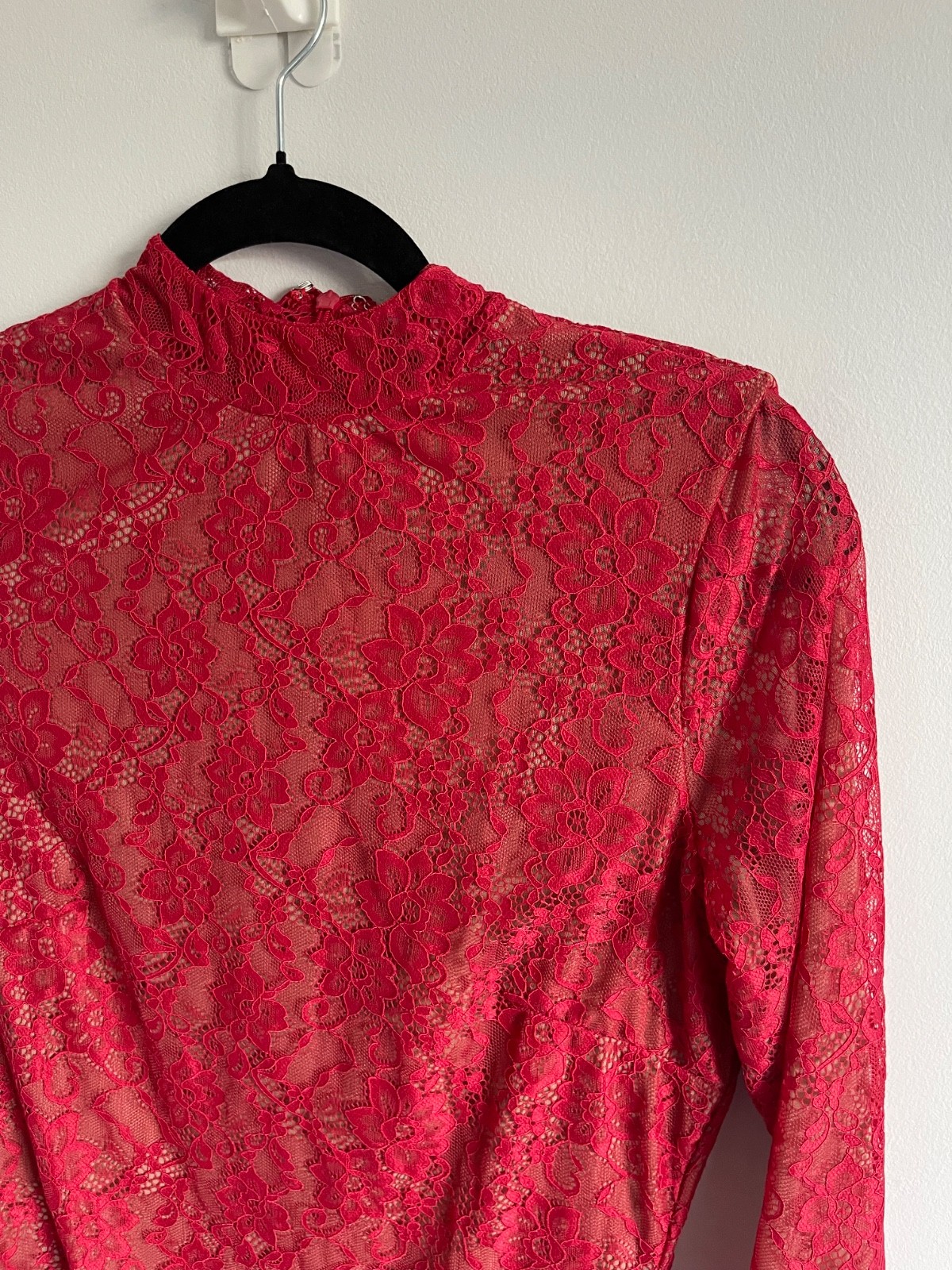 Mistress Rocks Red Lace Mini Dress BNWT Size L 12 14 Party Birthday Occasion