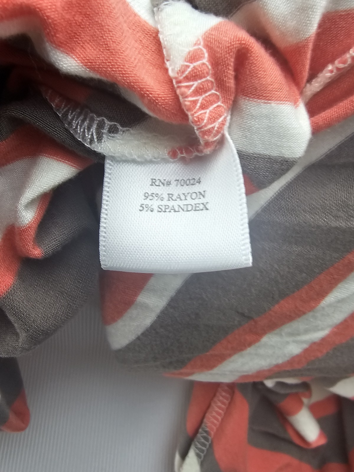 NWT Bobi Los Angeles Size Large Pink & Gray Striped Long Cotton Boho Sundress