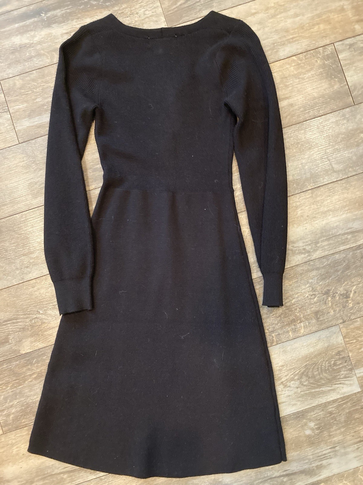 Willow And Wind Black Sweater Dress Long Sleeve X-Small New