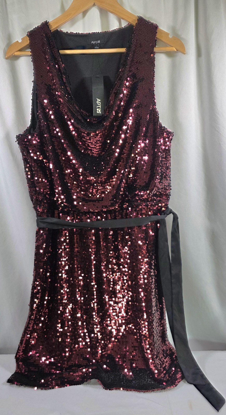 Apt 9 Red/Burgundy Sequence Women’s Size XL Dress NWT