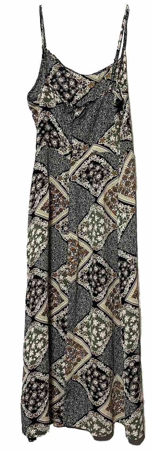 Cider Lightweight Strappy Maxi Dress Women’s Medium Pullover Unlined