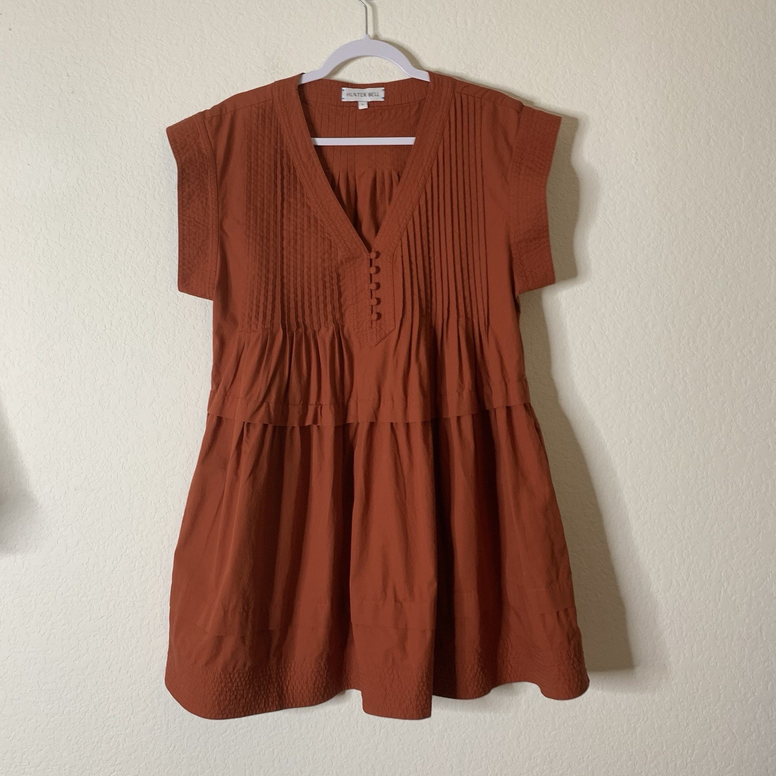 Hunter Bell Parker Dress in Burnished Copper L