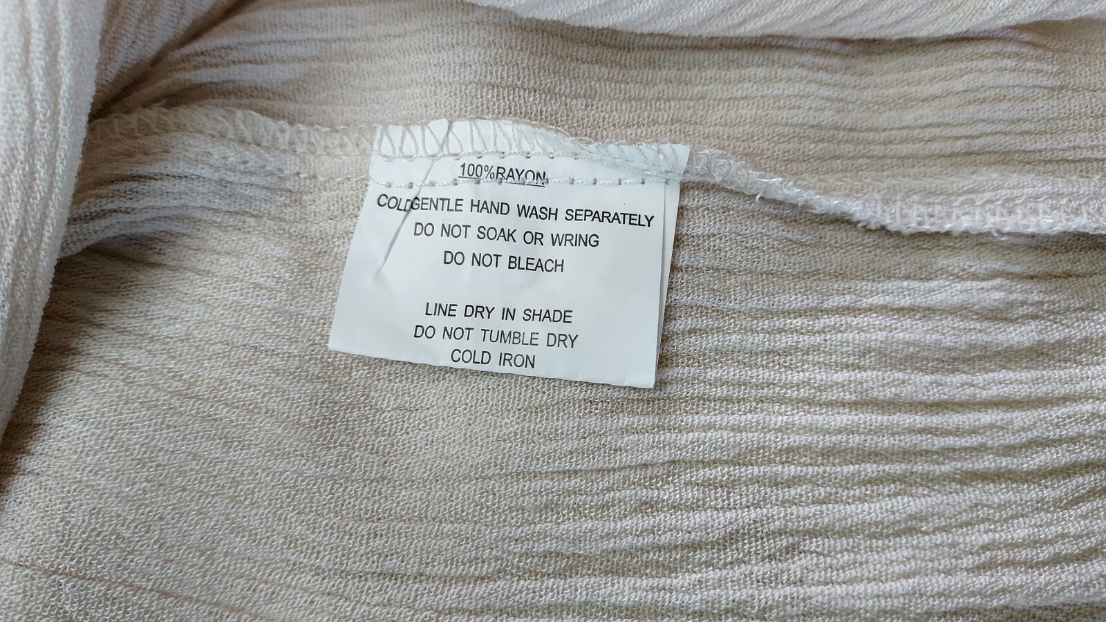 Selfie Leslie Boho-Chic Embroidered Floral LS Dress, Sz Med. Ivory/Cream Rayon