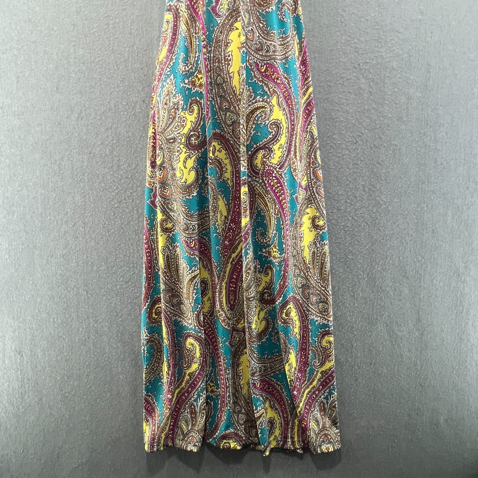 Seductions Paisley Maxi Dress Boho Festival Beach Holiday Stretch UK 8
