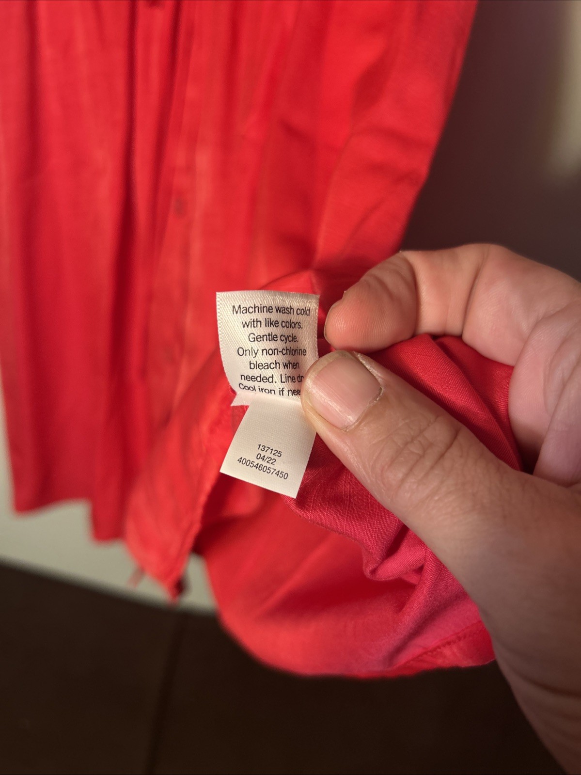 Nine West Strawberry Pop Button Up Dress Size M NEW with Tags