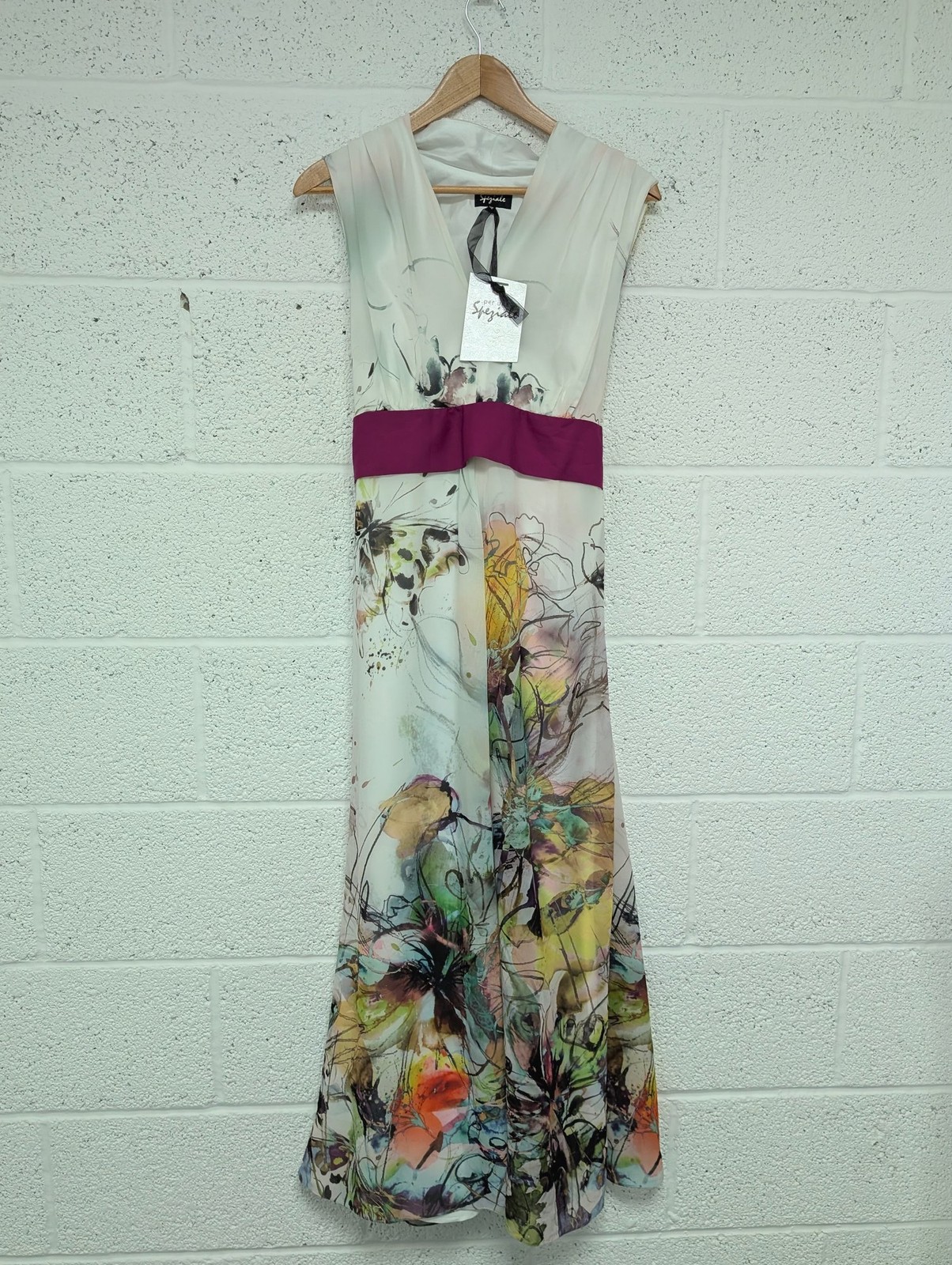 Marks & Spencer Per Una Speziale Maxi Dress Colourful Patterned UK 16 R New
