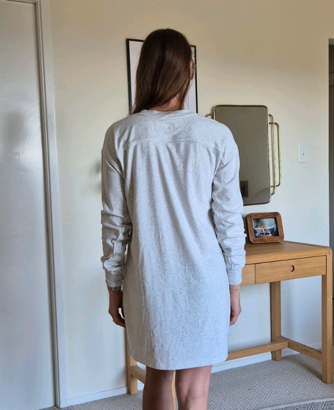 The Normal Brand Puremeso Everyday Grey Sweater Dress Size Medium