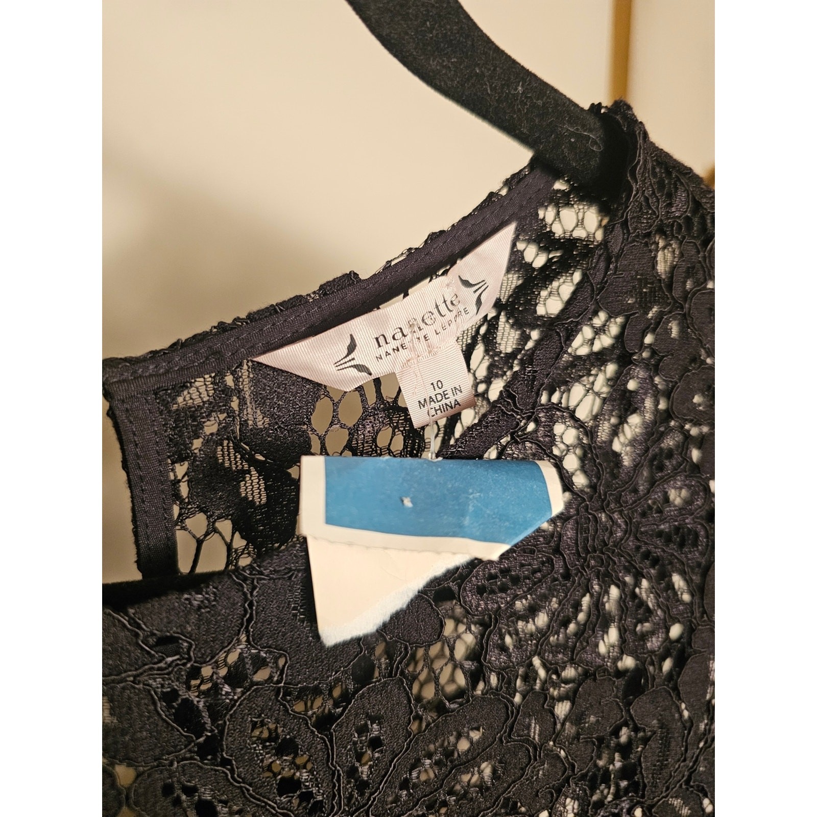 NWOT Nanette Lepore Elegant Black Lace Women’s Dress