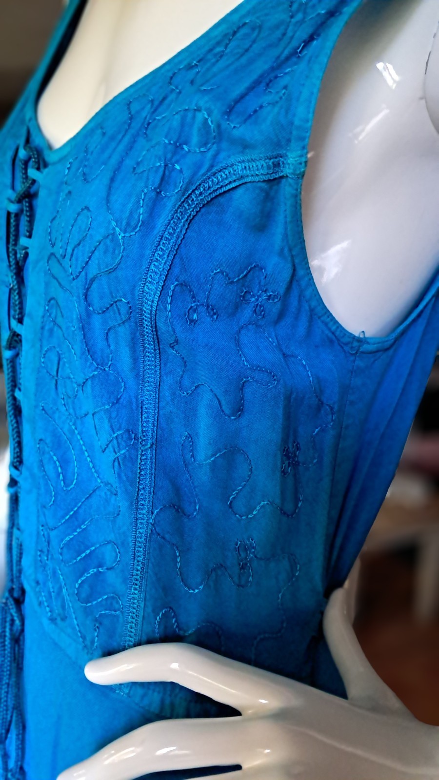 Fashion Terminal Handkerchief Hem Sun Dress Gypsy 12