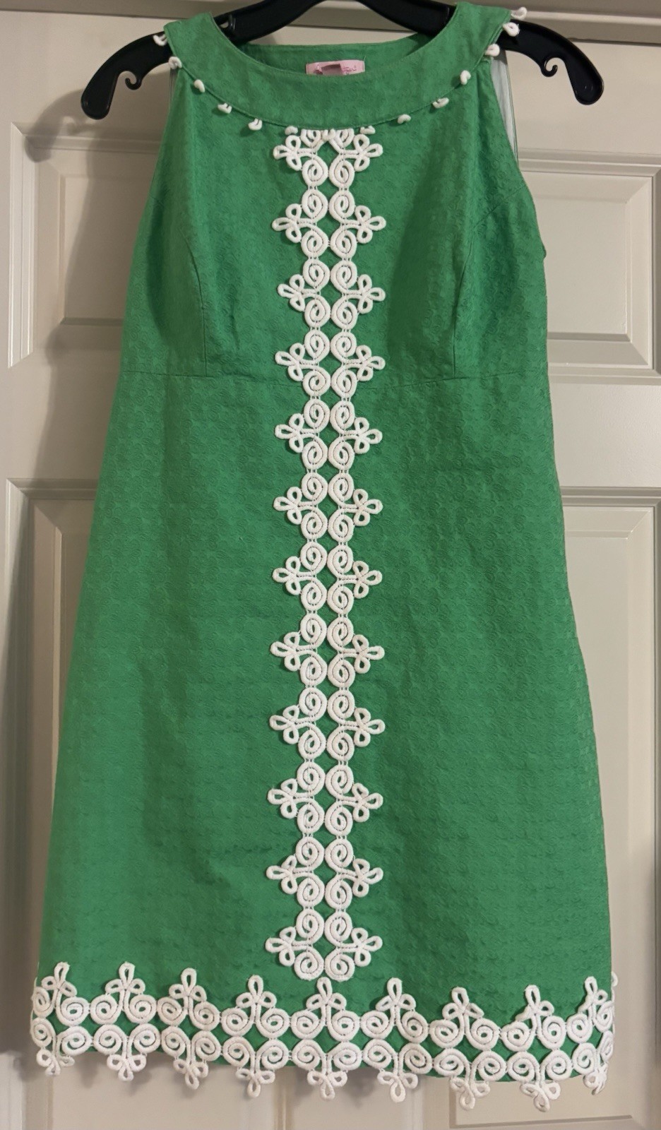 Lilly Pulitzer Coastal Preppy Soutache Trim Old Money Quiet Luxury Cotton Size 6