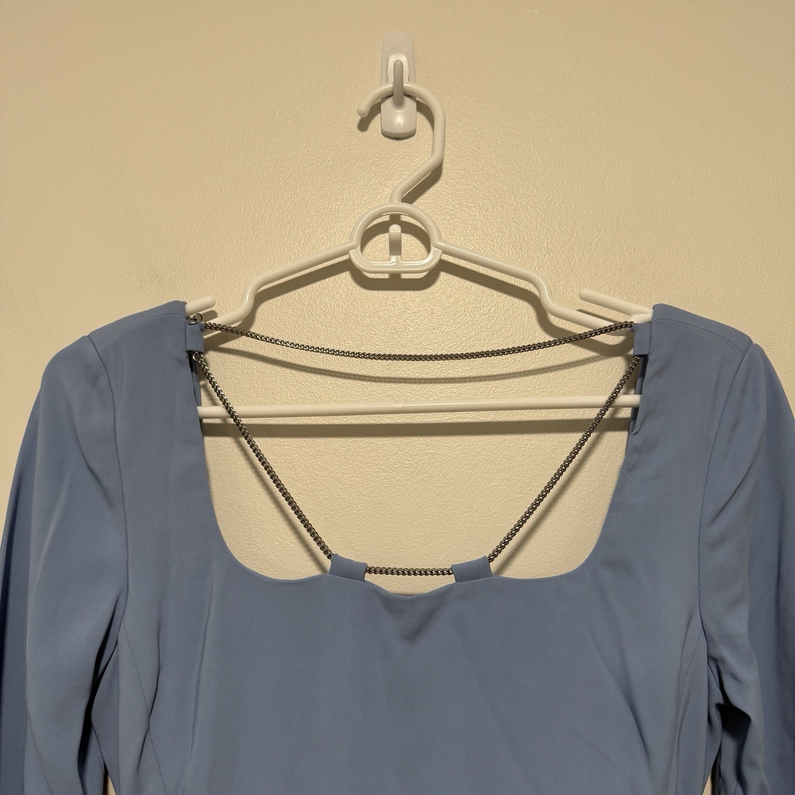 1017 Alyx 9SM Blue Chain Mini Dress Size 40 EU