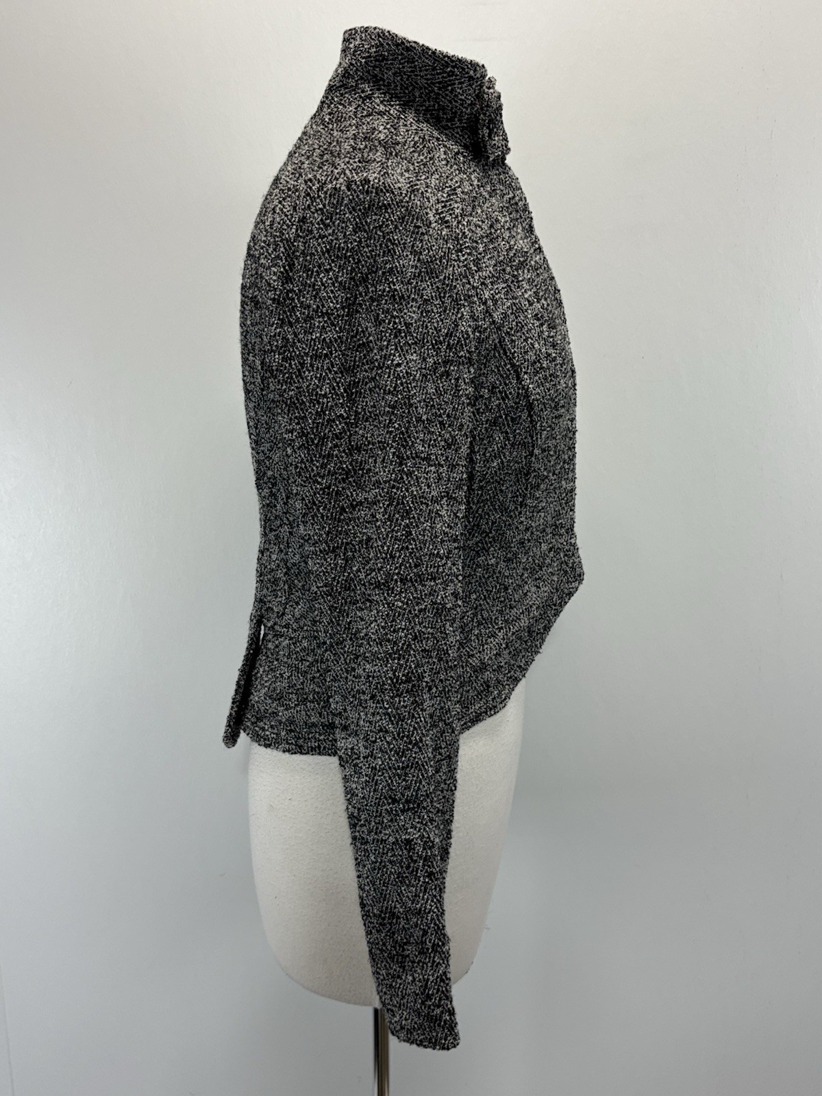 Diane Von Furstenberg 2 Pc Dress Set Women’s 6 Tweed Black White Career Classic