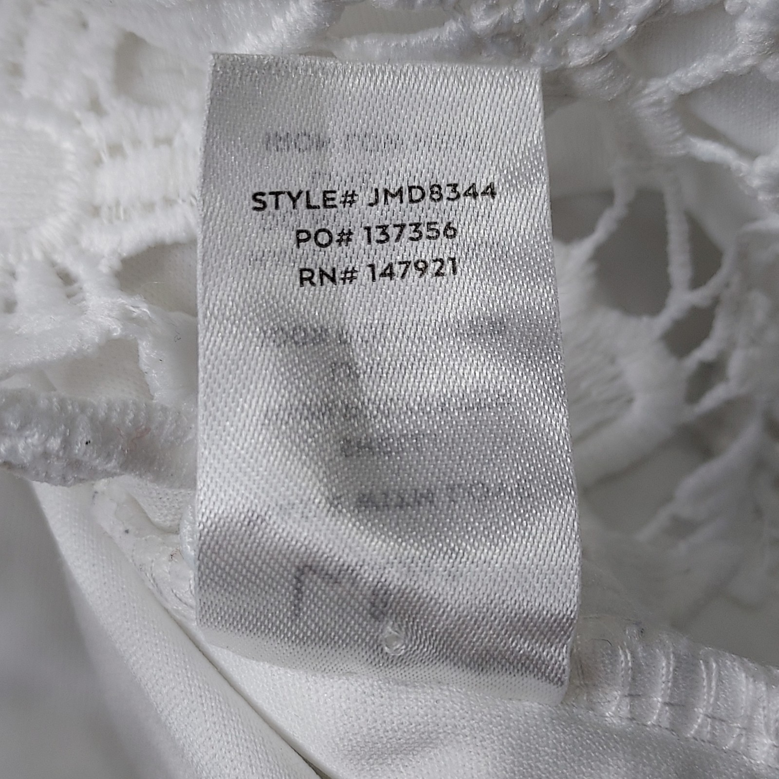 Lulus Romance Language White Lace Backless Mini Dress Xl Bridal Shower Angelcore