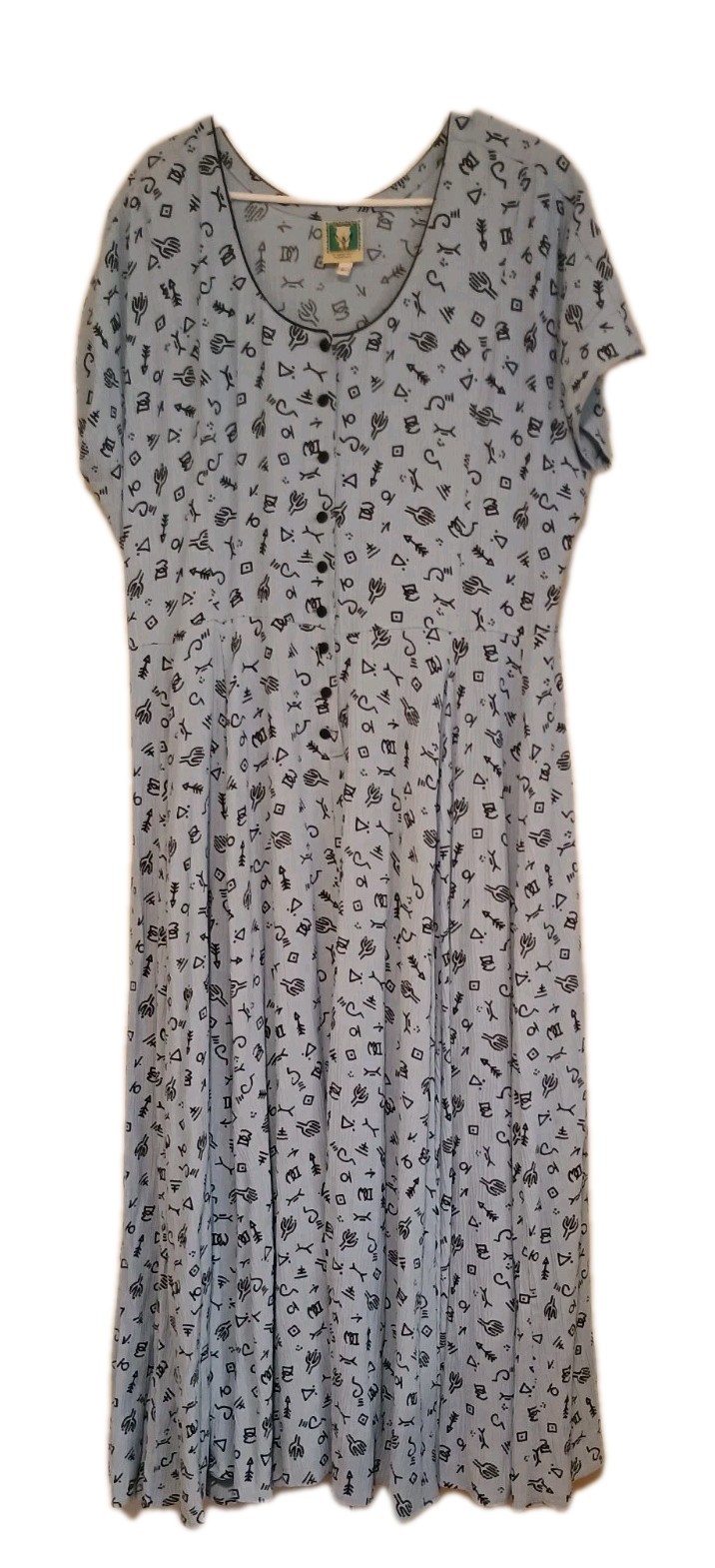 desert west sherry holt Vintage Heavy Prairie Westen Dress Size 12 XL