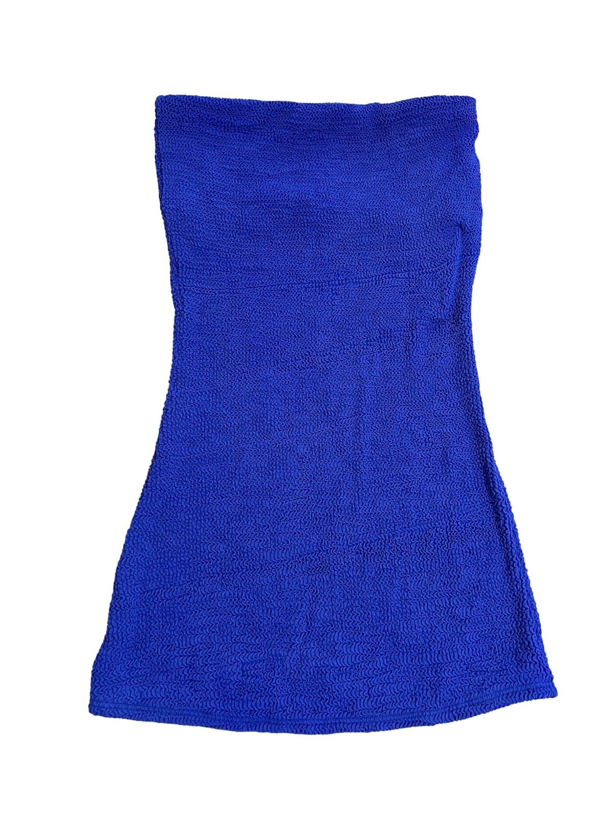 MONDAY Swimwear Bimini Dress in Cobalt Crinkle