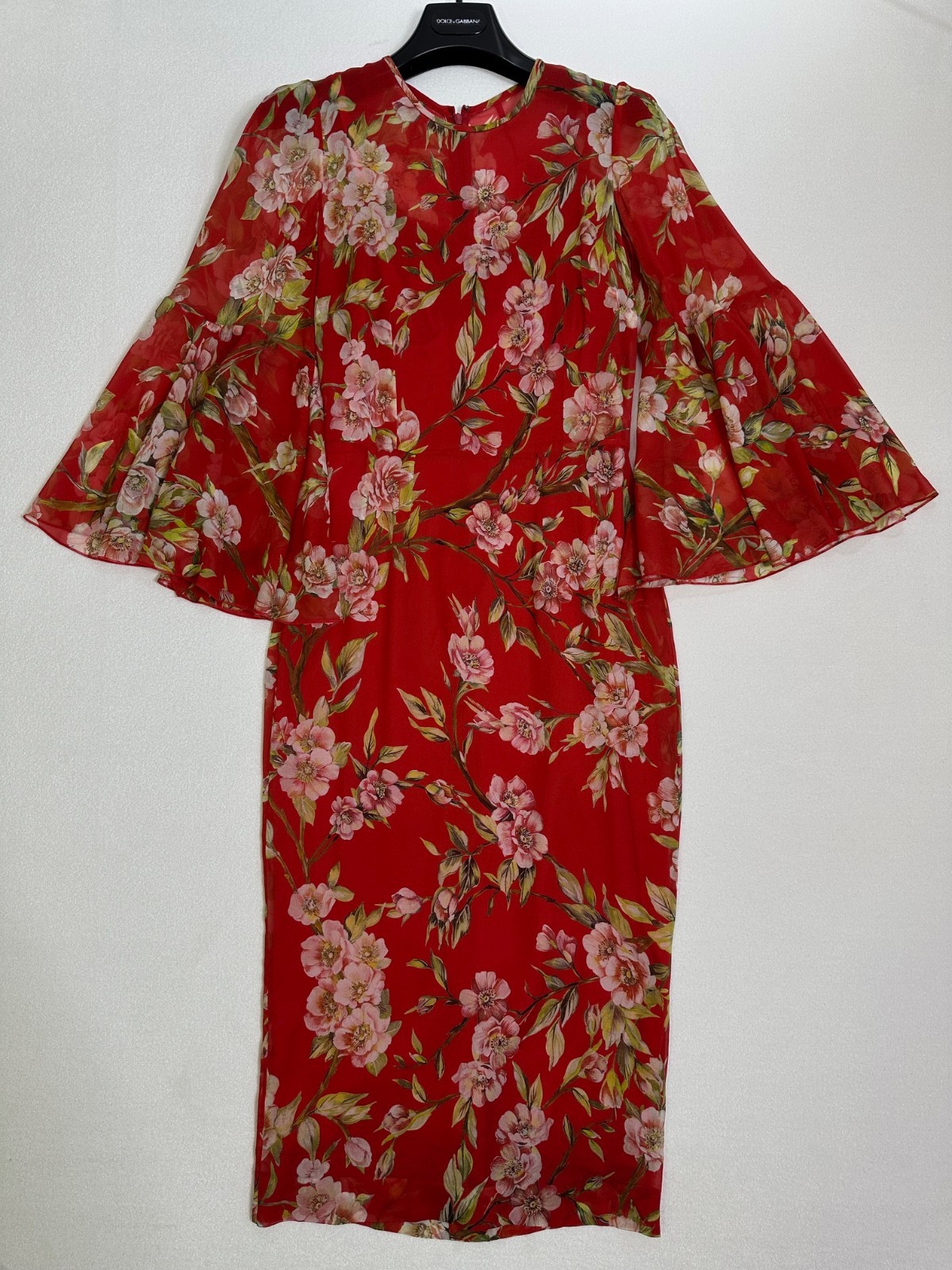 DOLCE & GABBANA dress £3500 worth IT size 38/INT XS/UK 6/US 2 NEW – SILK