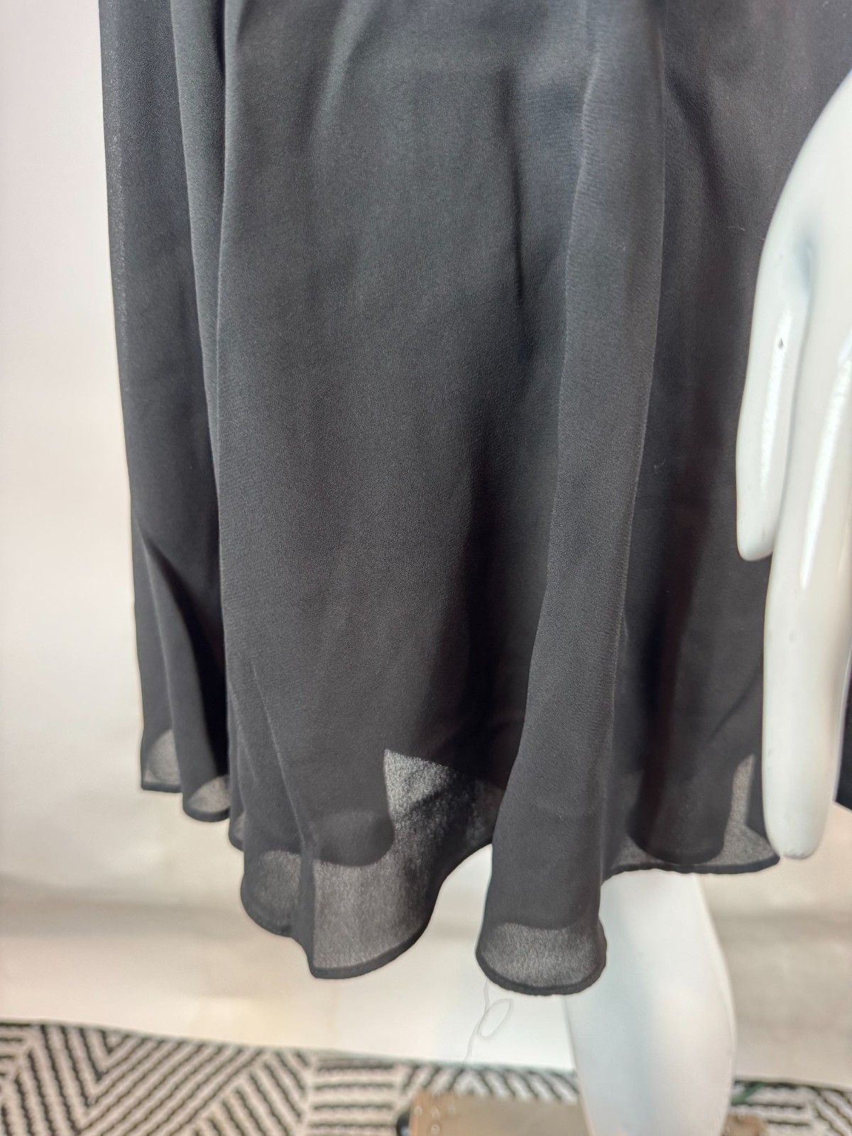 A.b.S Evening Collection Vintage 90s Womens Off-Shoulder Black Dress Size 10