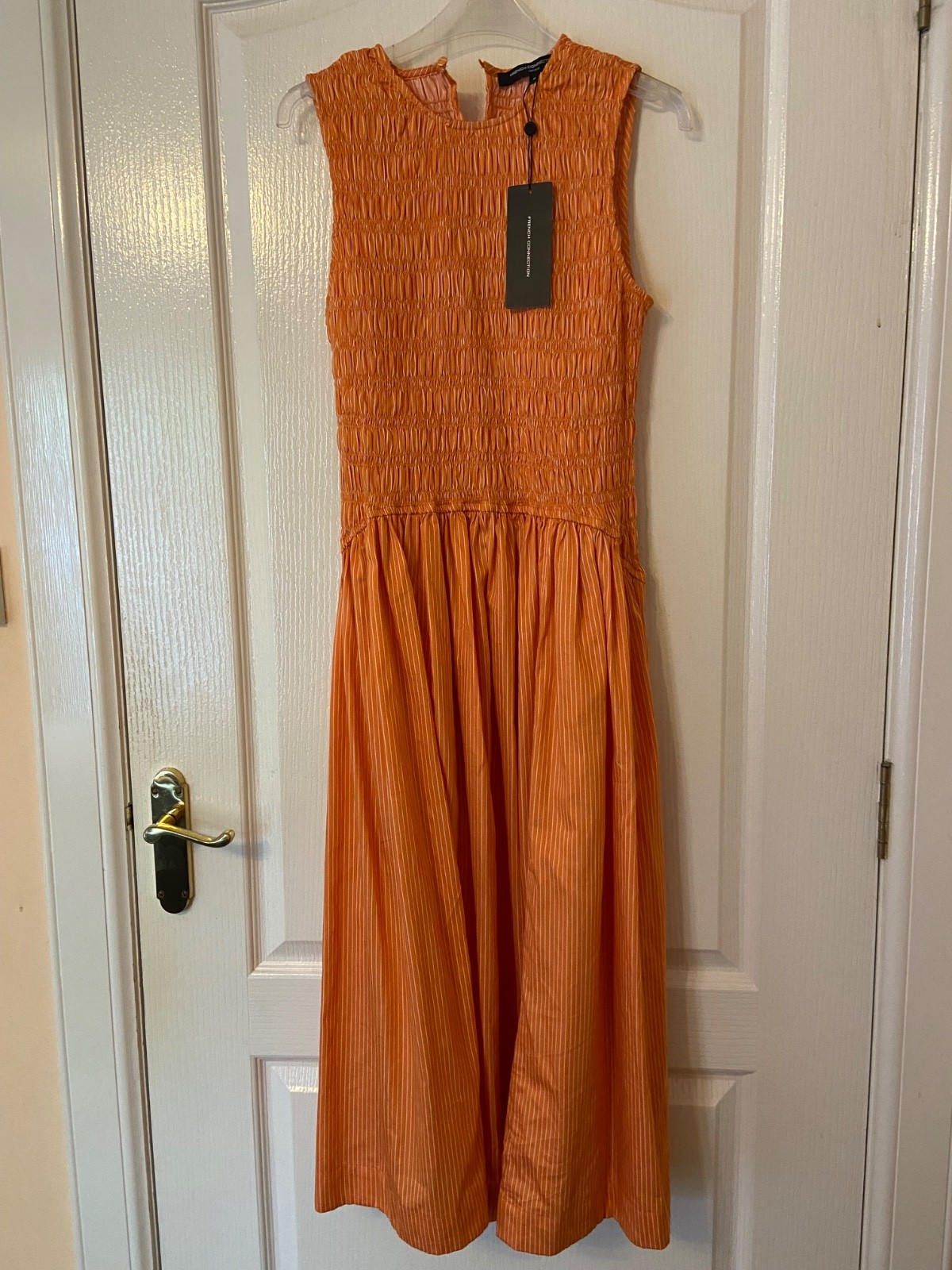 French Connection Orange Dress Size M