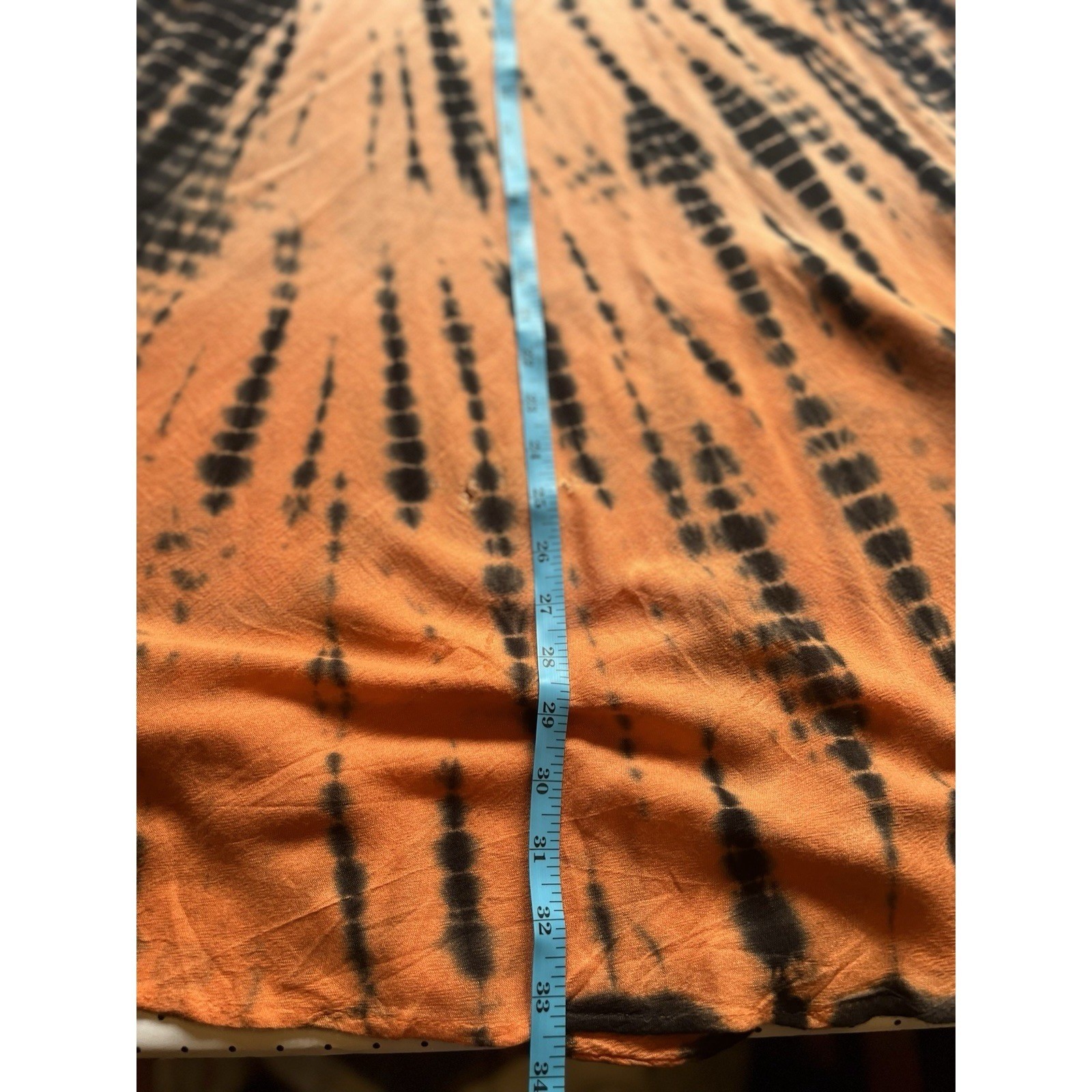 Boho Tie Dye Palm Tree Embroidered Maxi Dress Festival Beach Cover Up