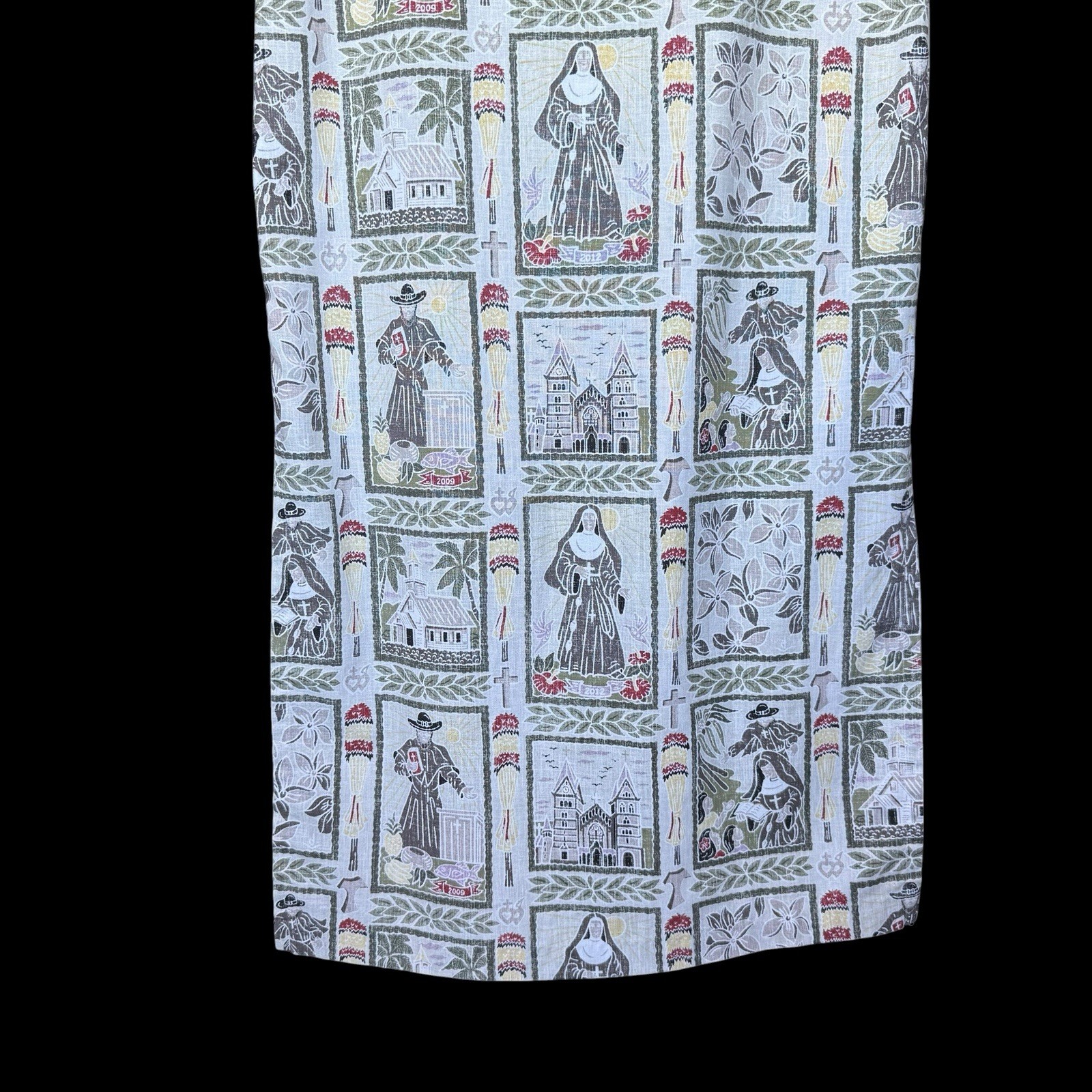 Reyn Spooner Dietrich Varez Father Damien Women’s Long Dress Size XS Rare