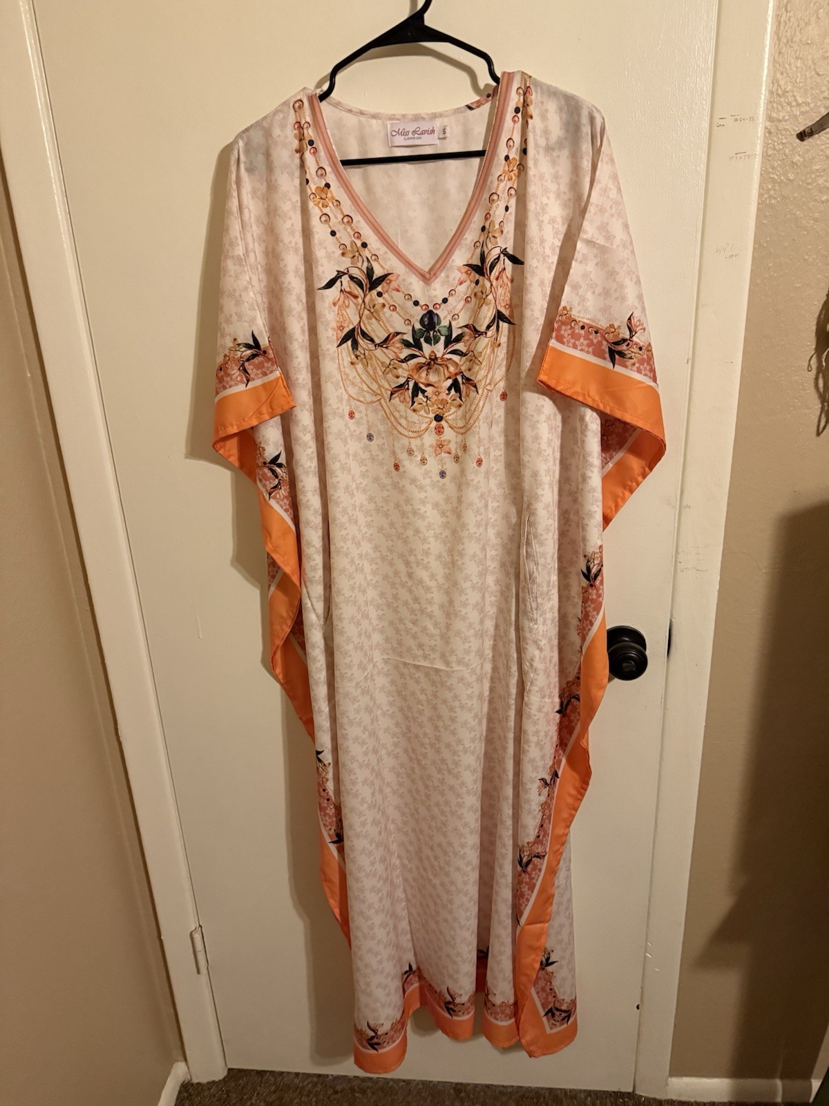 Miss Lavish London Kaftan Caftan Muumuu Roper Romp POCKETS Never worn S