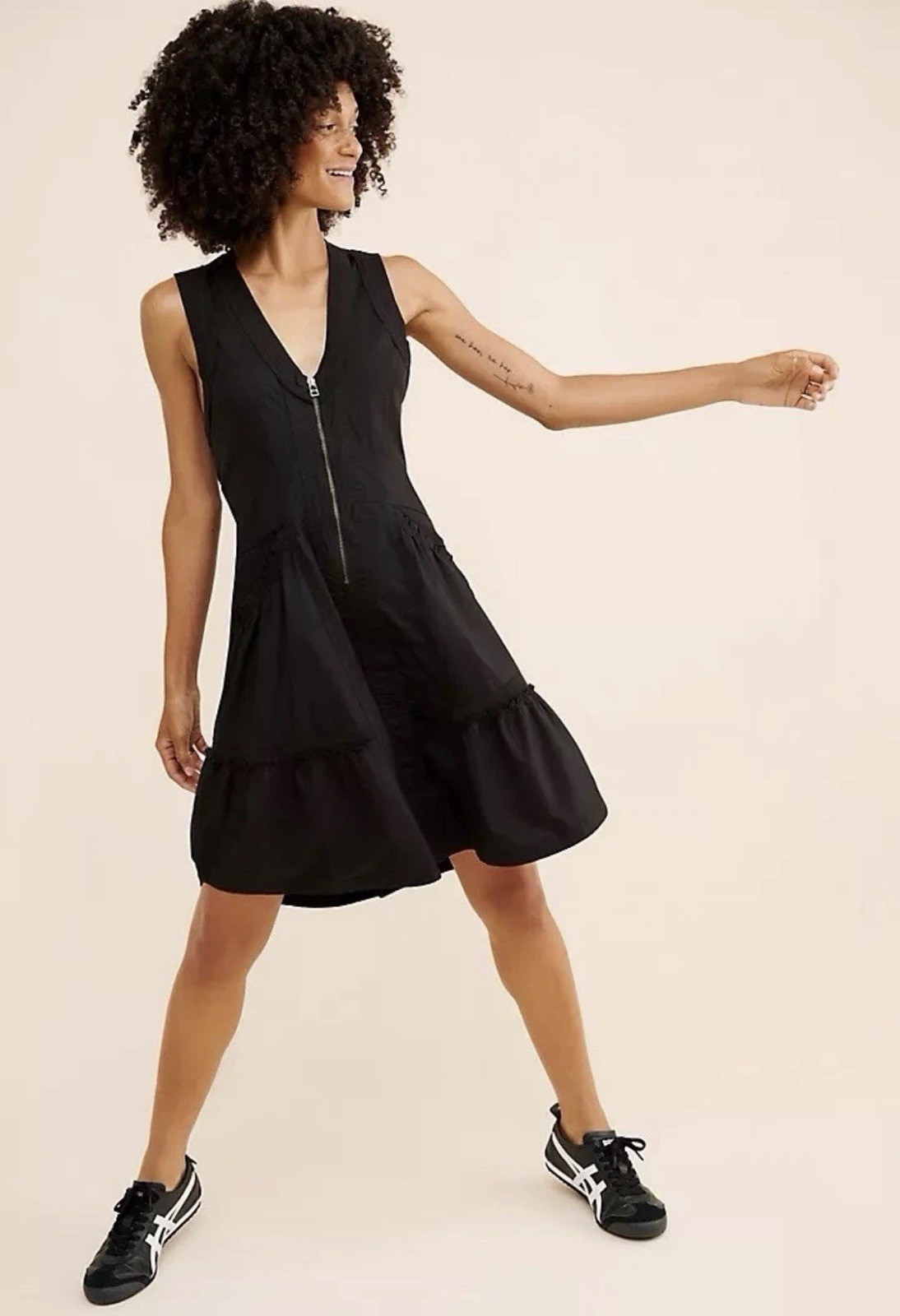 Daily Practice Women’s Anthropologie Trek Utility Black Dress Small NWT