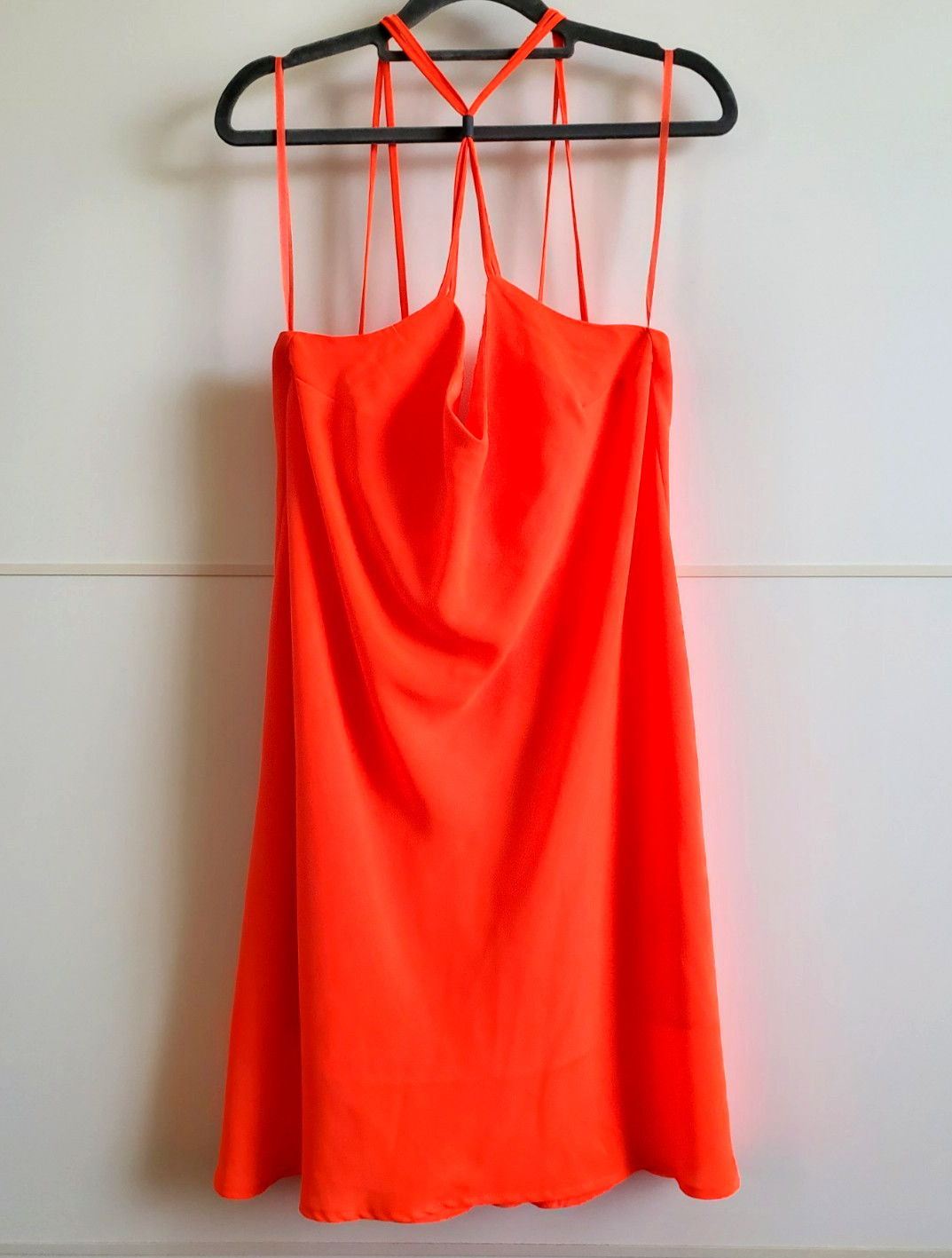 SUNDRESS BY DYNAMITE SIZE M ORANGE LINED PARTY SUMMER LIGHTWEIGHT