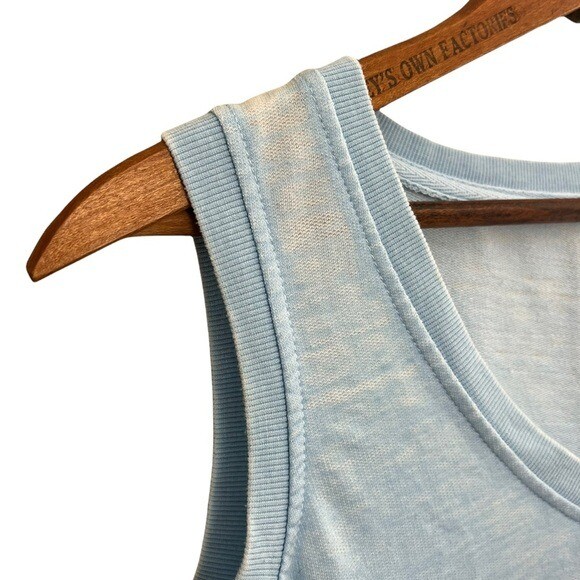 Cotton Blend V Neck Mini Dress