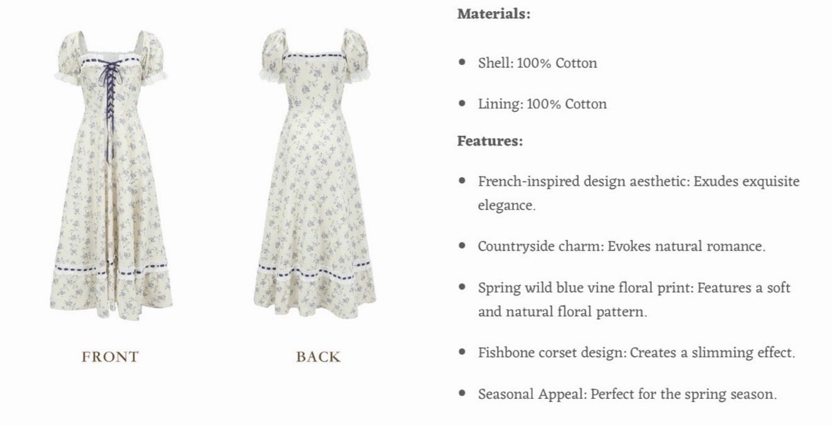 NEW LaceMade Petrea Volubilis Corset Dress Size S