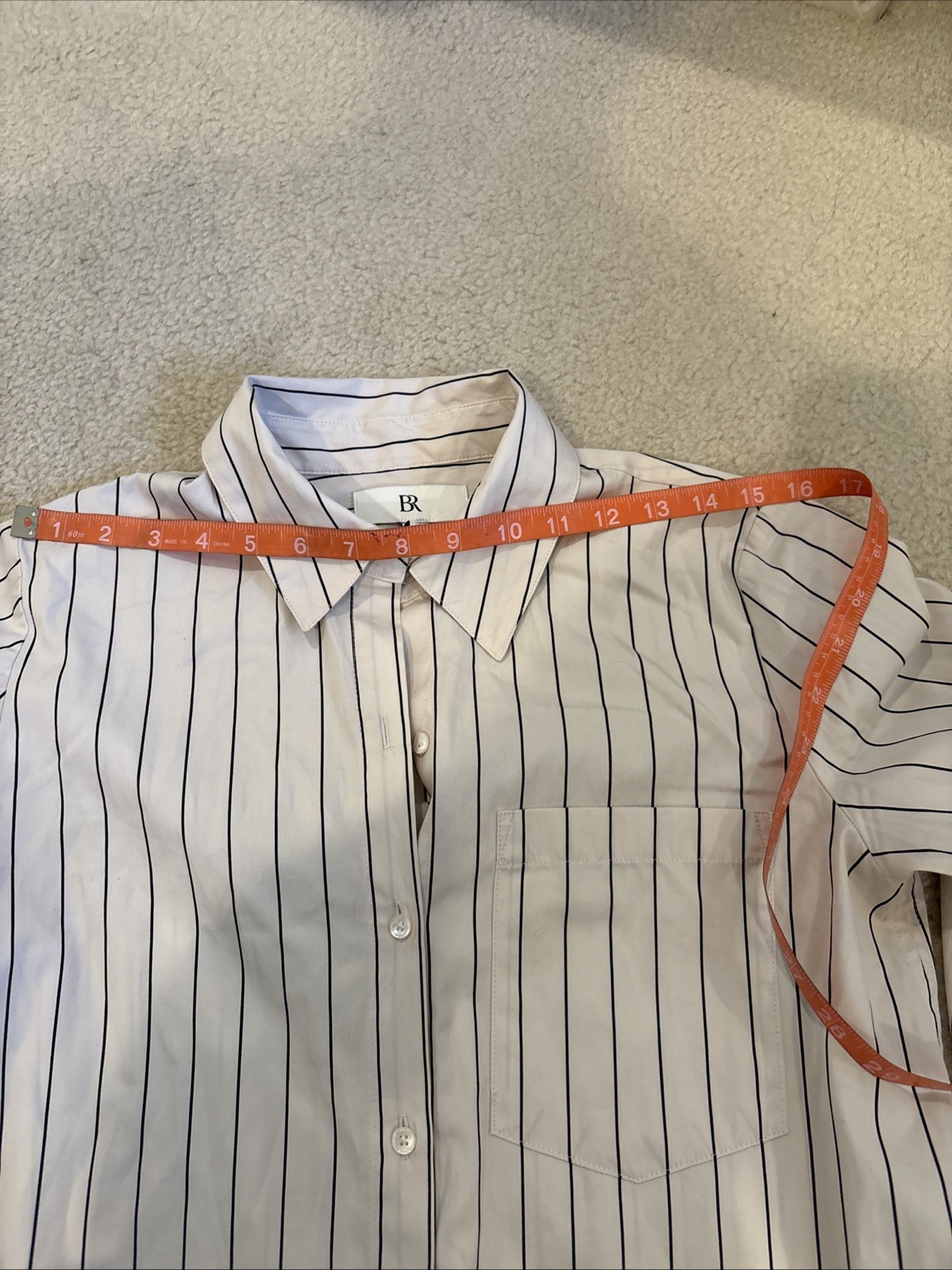 Banana Republic Cotton Poplin Maxi Long Shirt Dress Ivory White Black STRIPE S P
