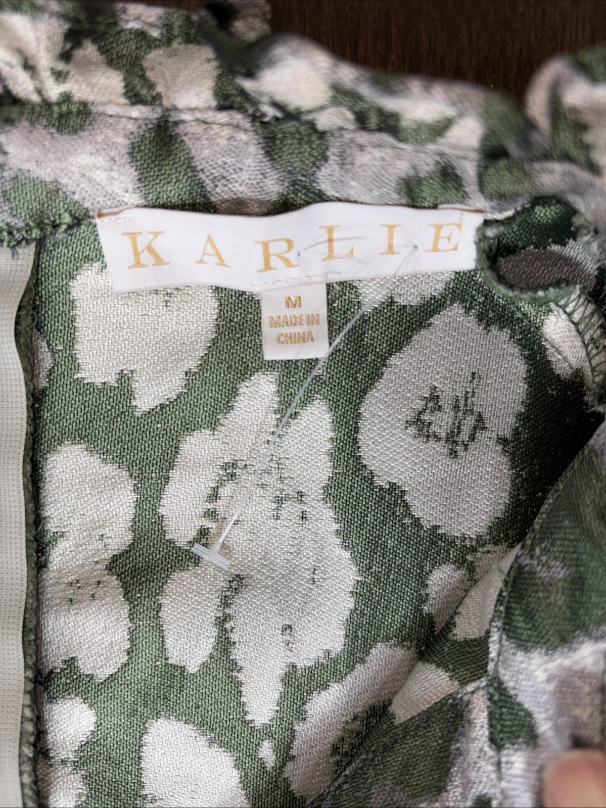 Karlie Leopard Tier Tapestry Dress Size M