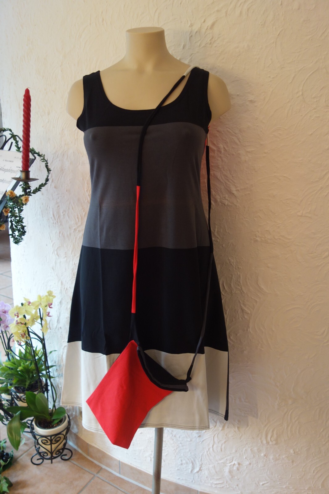 BORIS INDUSTRIES dress with pocket 44 46 (3) NEW 4 colors stretch LAGENLOOK