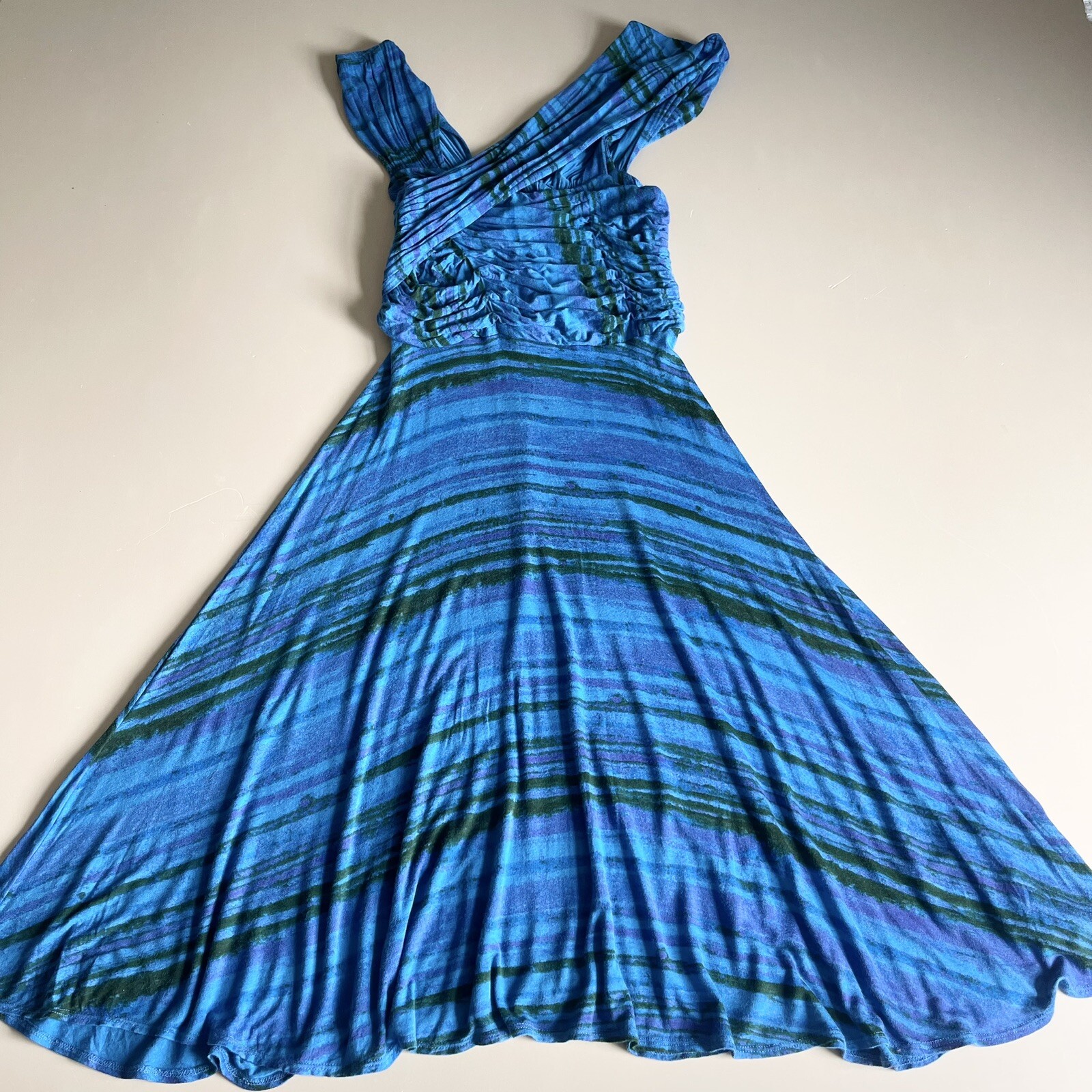 Plenty By Tracy Reese Surplice Jersey Knit Dress Women’s Size S Blue