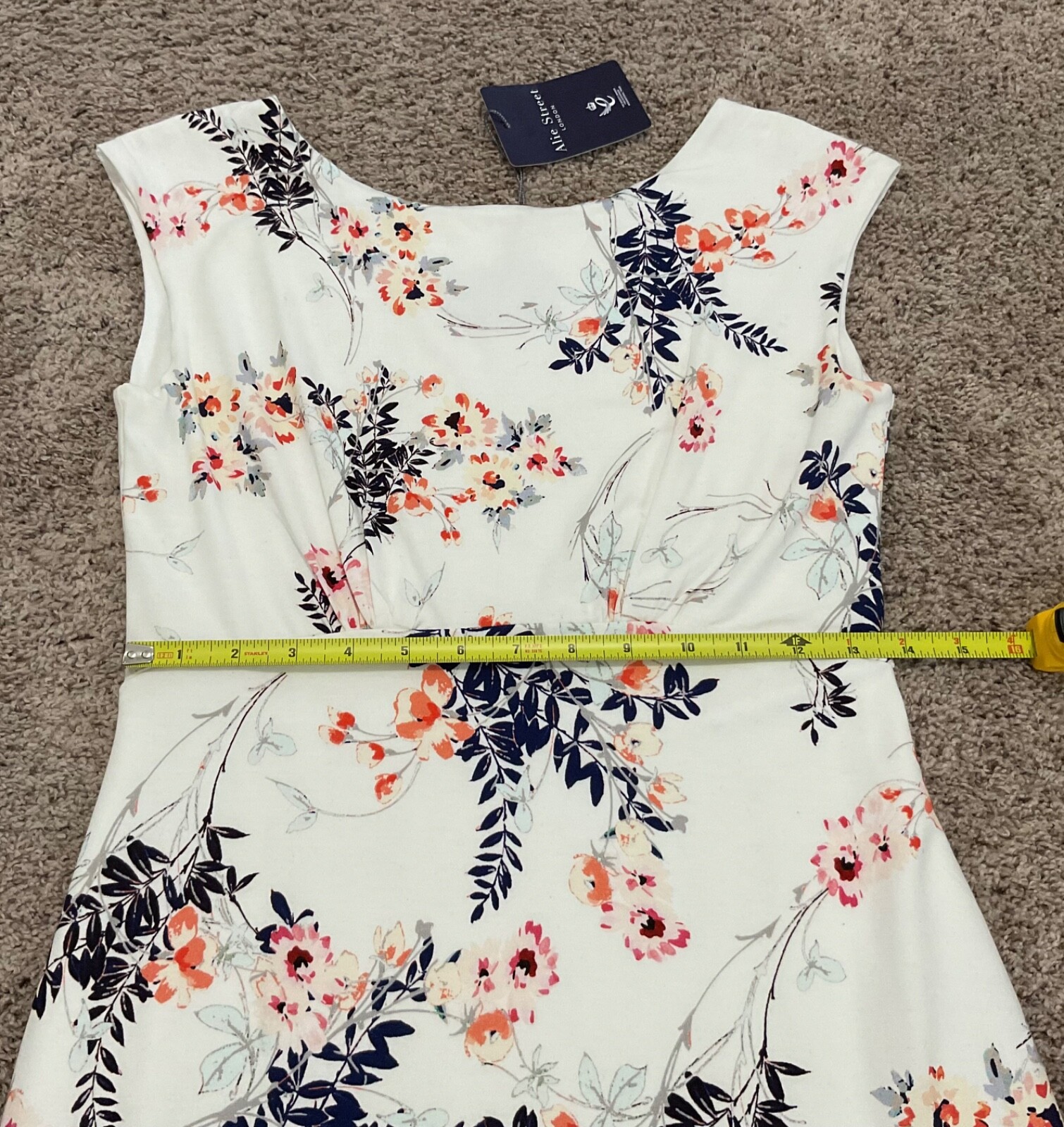 ALIE STREET Pippa Shift Dress US Size 4-6 Floral “Japanese Garden”
