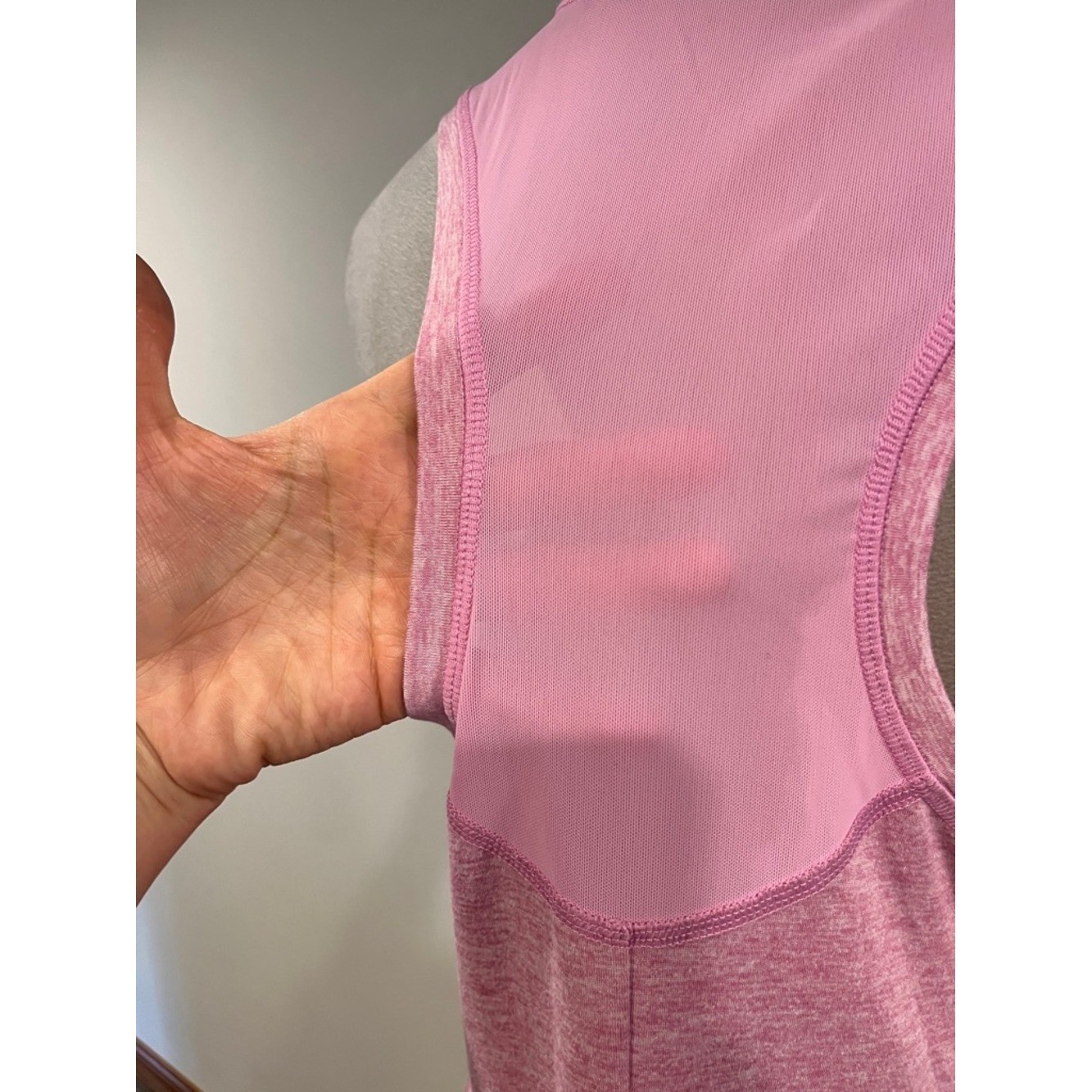 Tek Gear Pink Heather DryTek Active mini dress size large