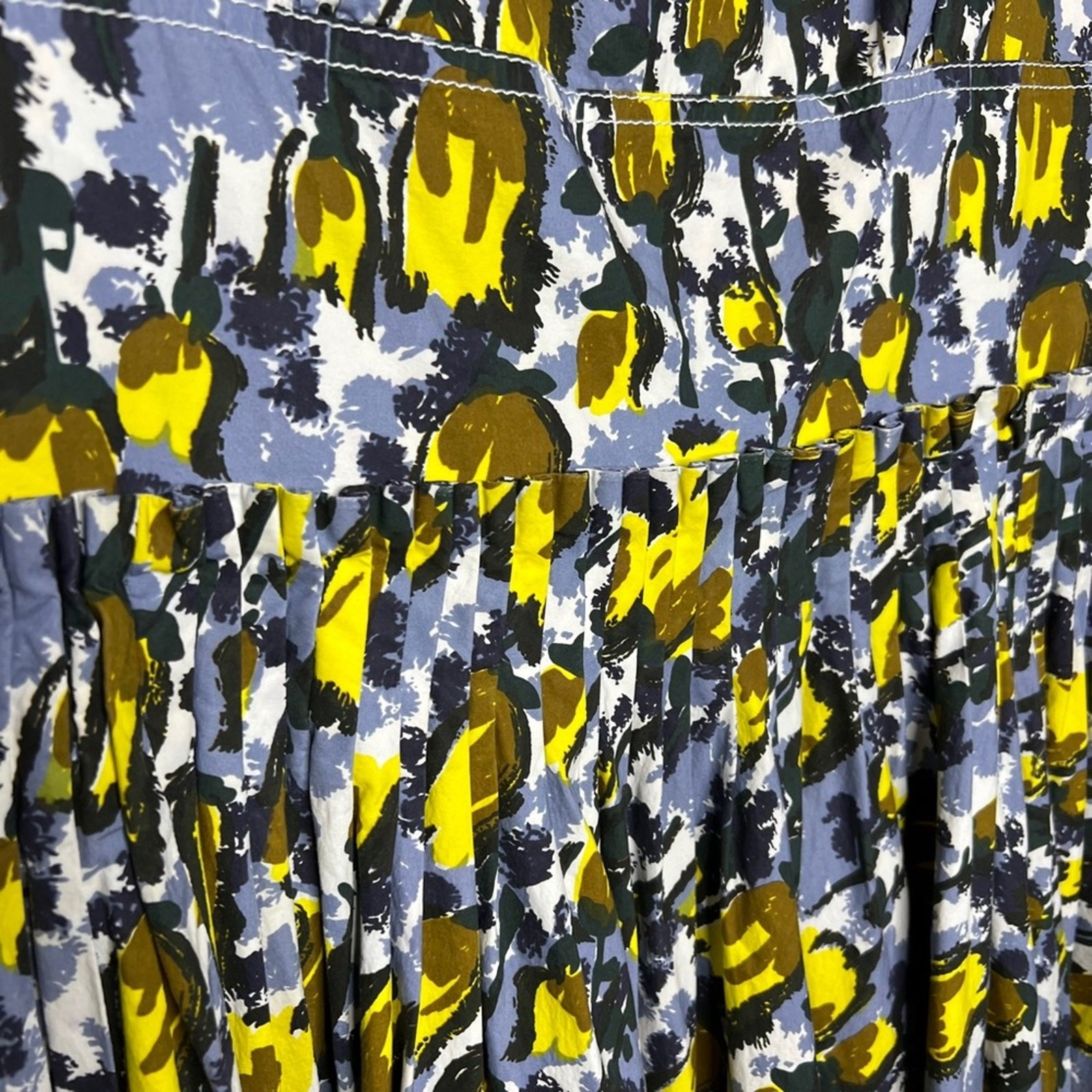 Marni Citrus Full Skirt Dress