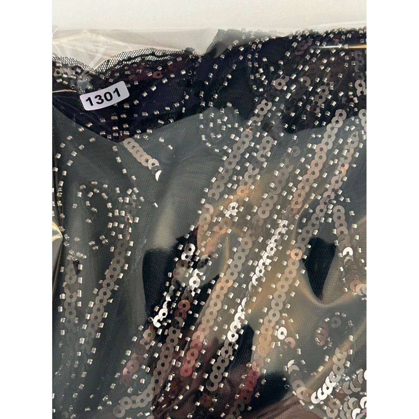 GB XS Black Beaded Sequin Mini Dress Homecoming HOCO Cocktail Party Gatsby Glam