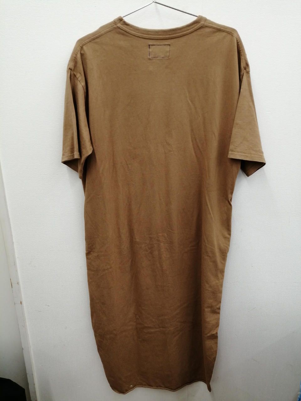 THE NORTH FACE Crew Neck Cotton Dress Beige NTW3154 Used