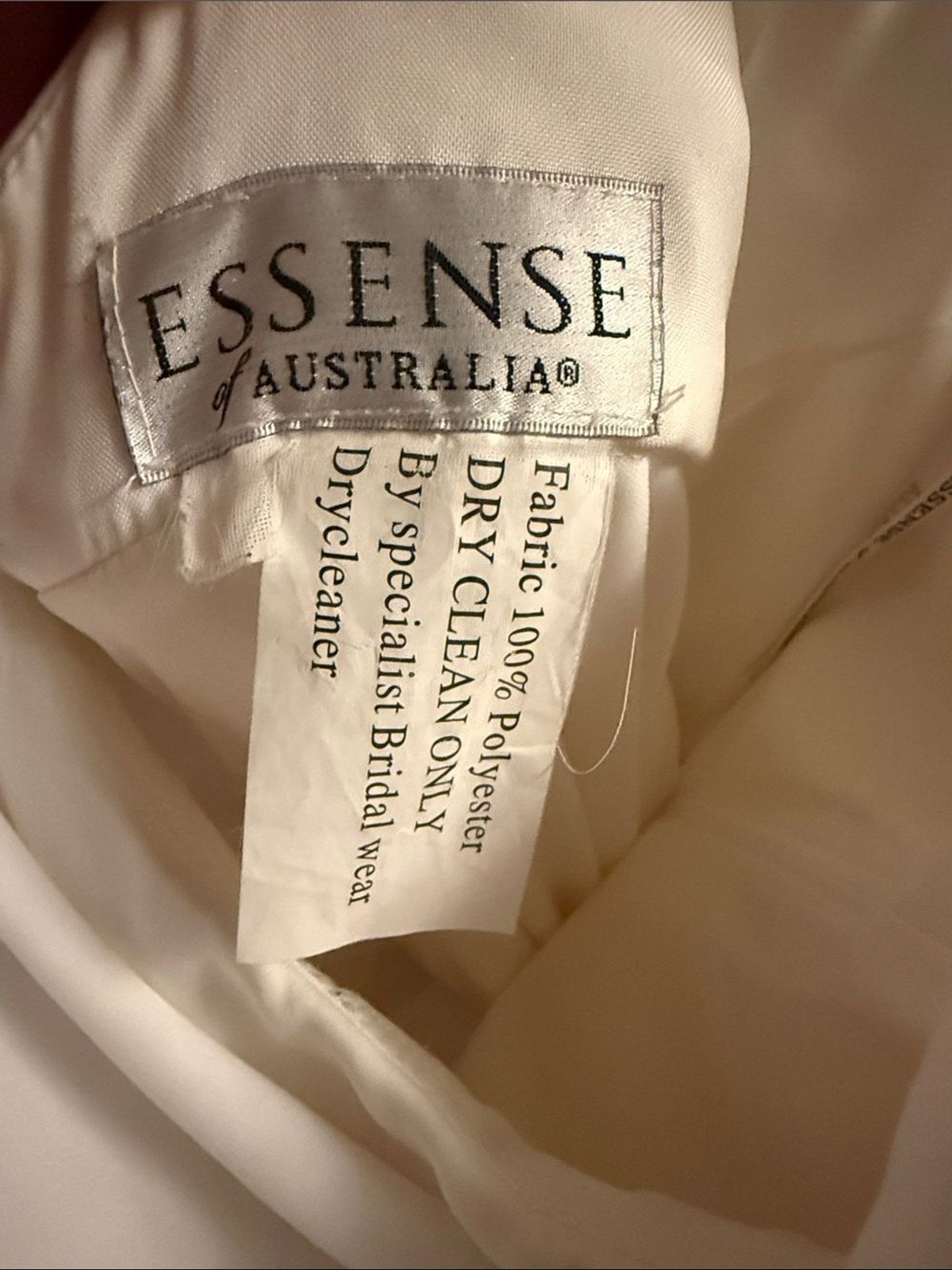Essence of Australia 3589 Elegant White Slip Gown with Cowl Neck and Thigh Slit